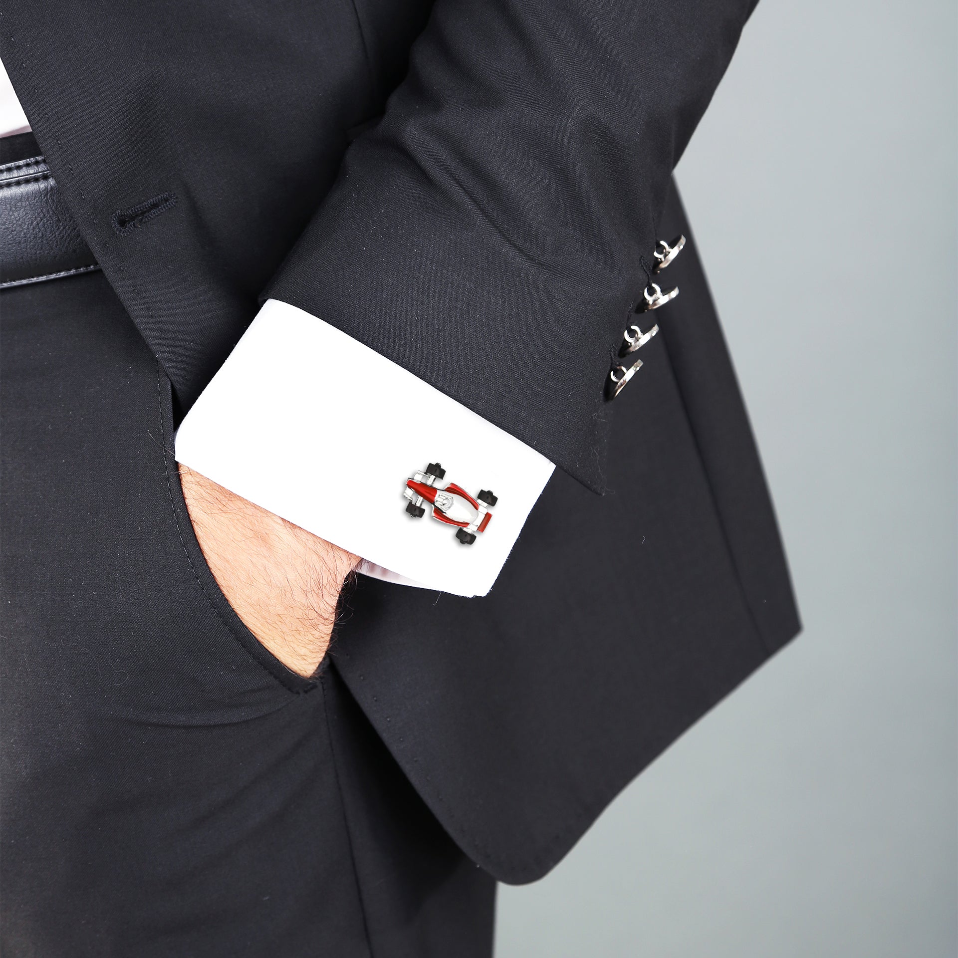 Grand Prix Car Cufflinks