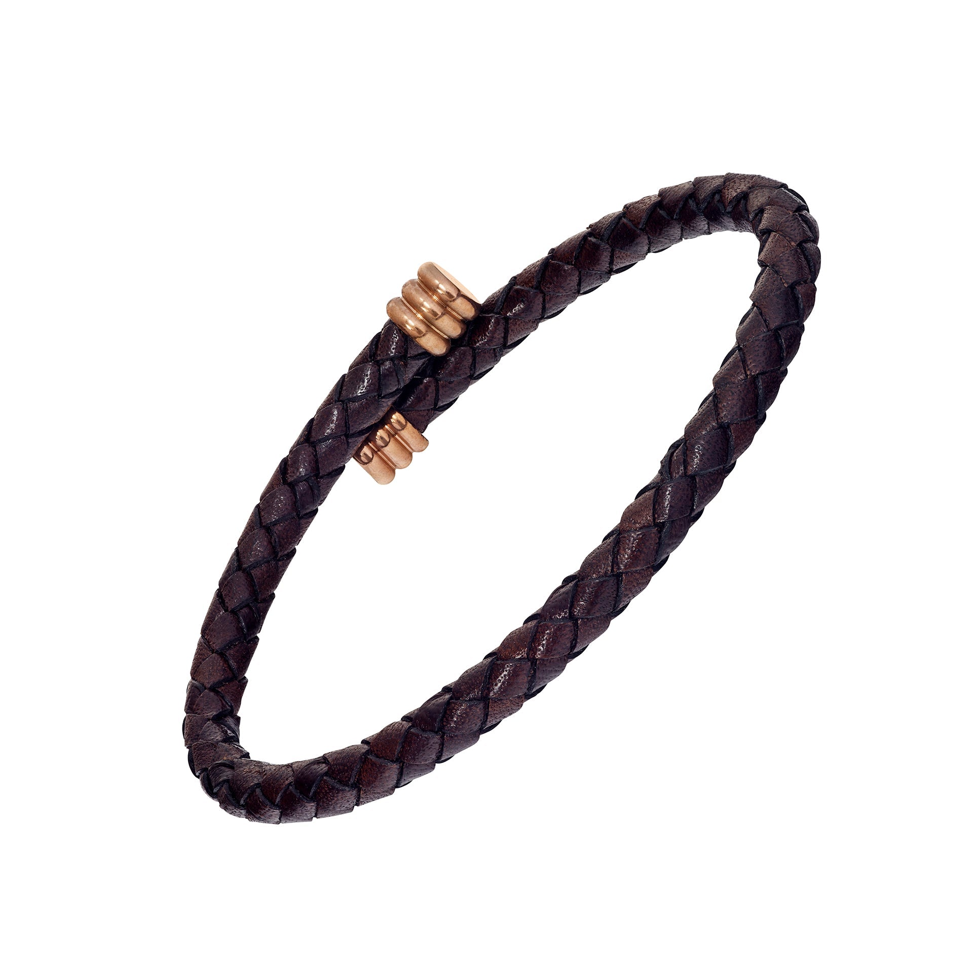 Flexible Braided Leather Bracelet