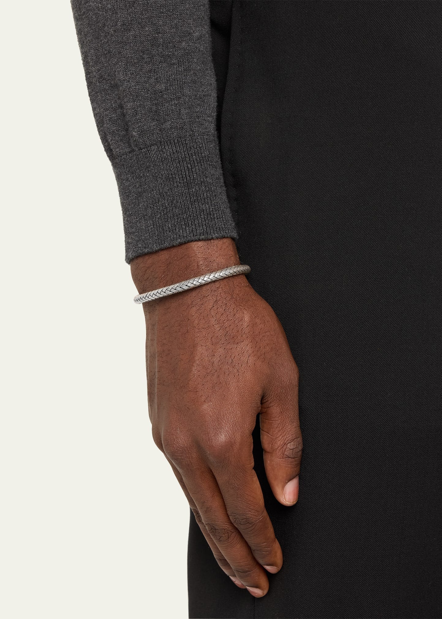 Braid Sterling Flexible Cuff