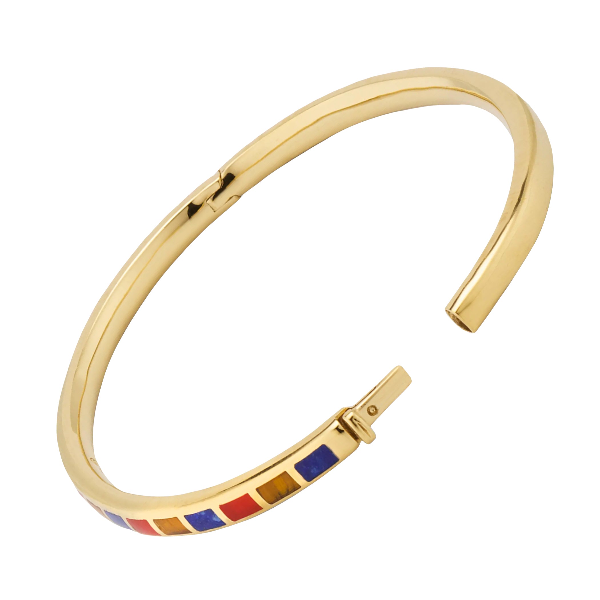 Dash Multicolor Vermeil Sterling Bangle
