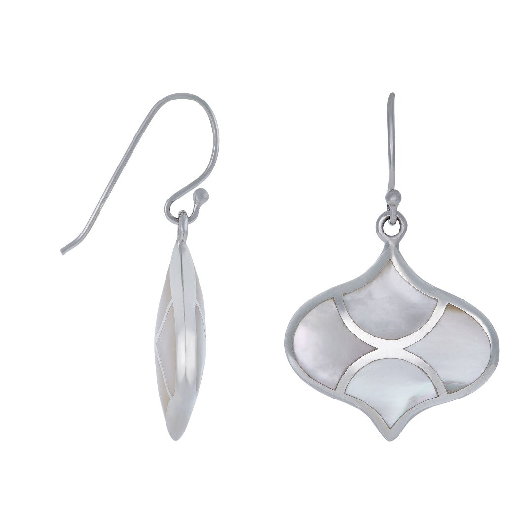Koi Oval Sterling Earrings