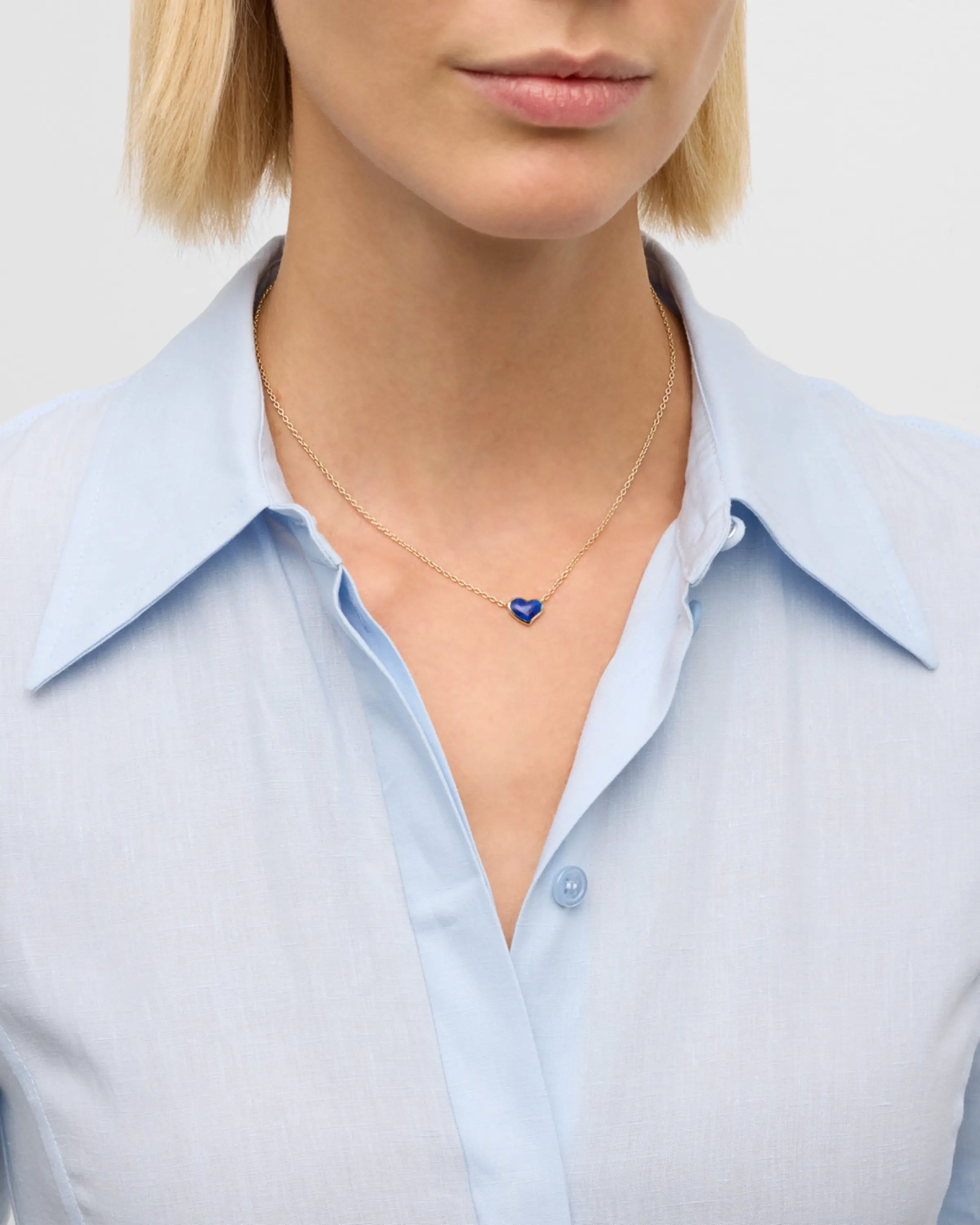 My One Heart Sterling Gold Vermeil Necklace