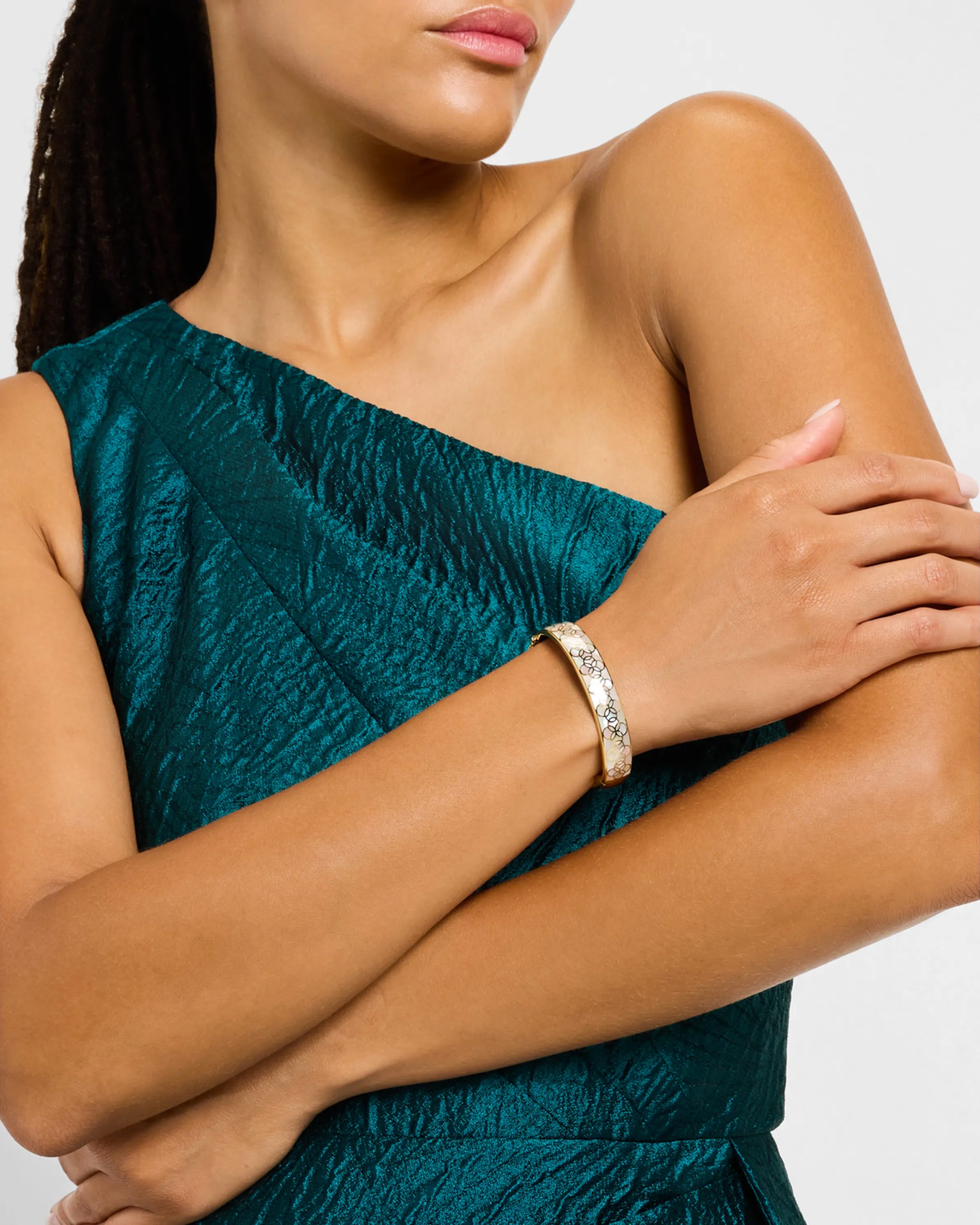 Petal Gold Vermeil Sterling Bangle
