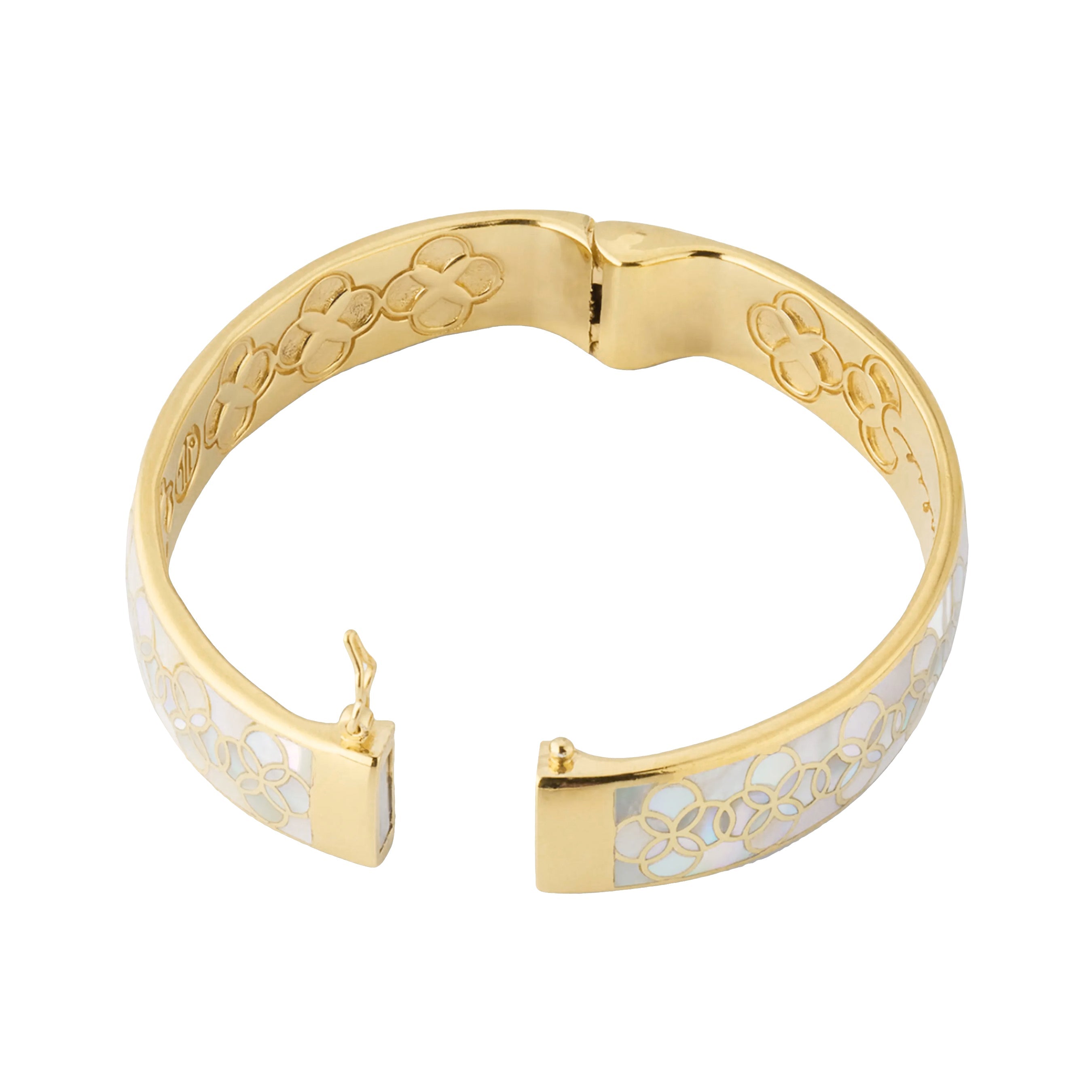 Petal Gold Vermeil Sterling Bangle