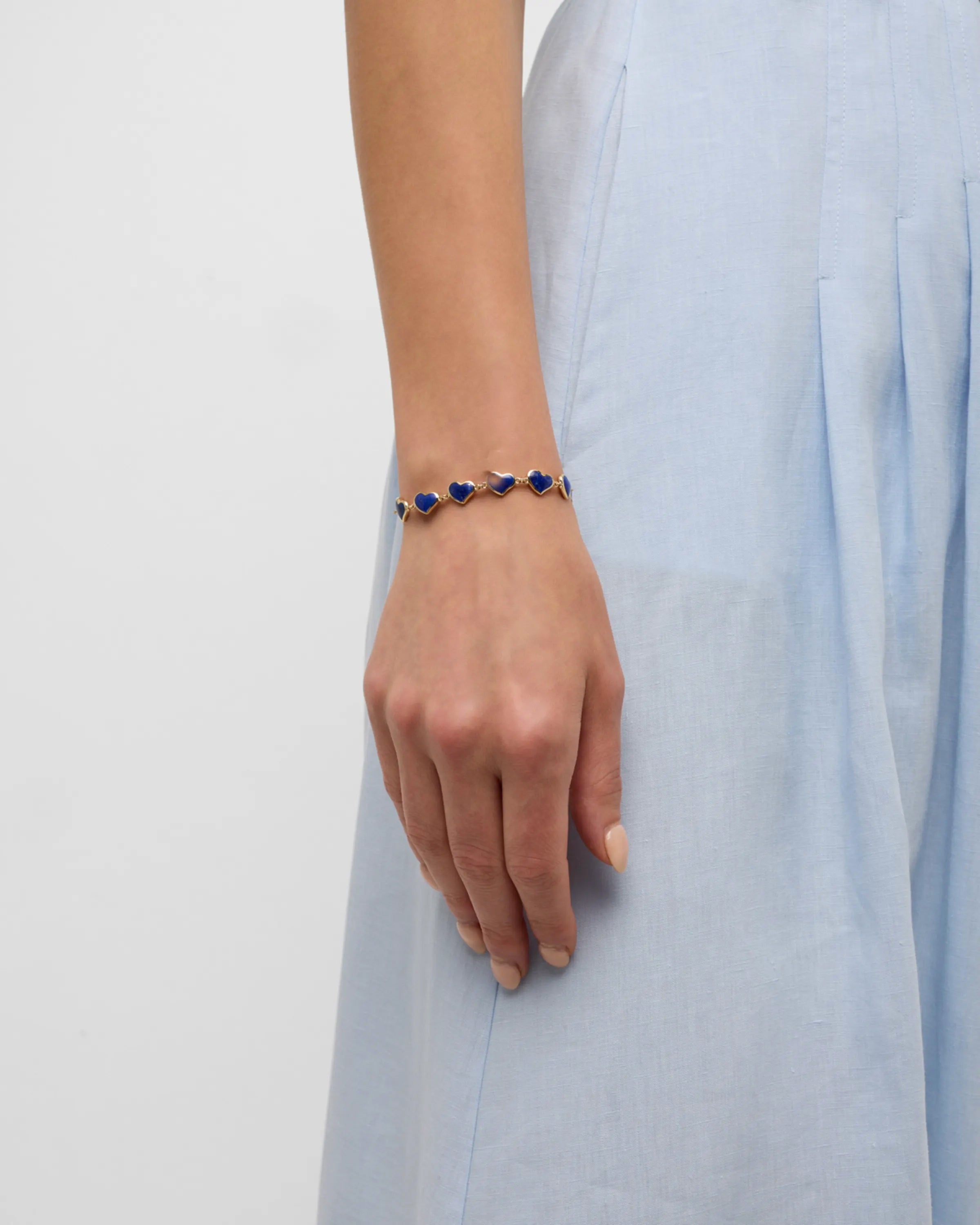 Love x10 Heart Vermeil Bracelet