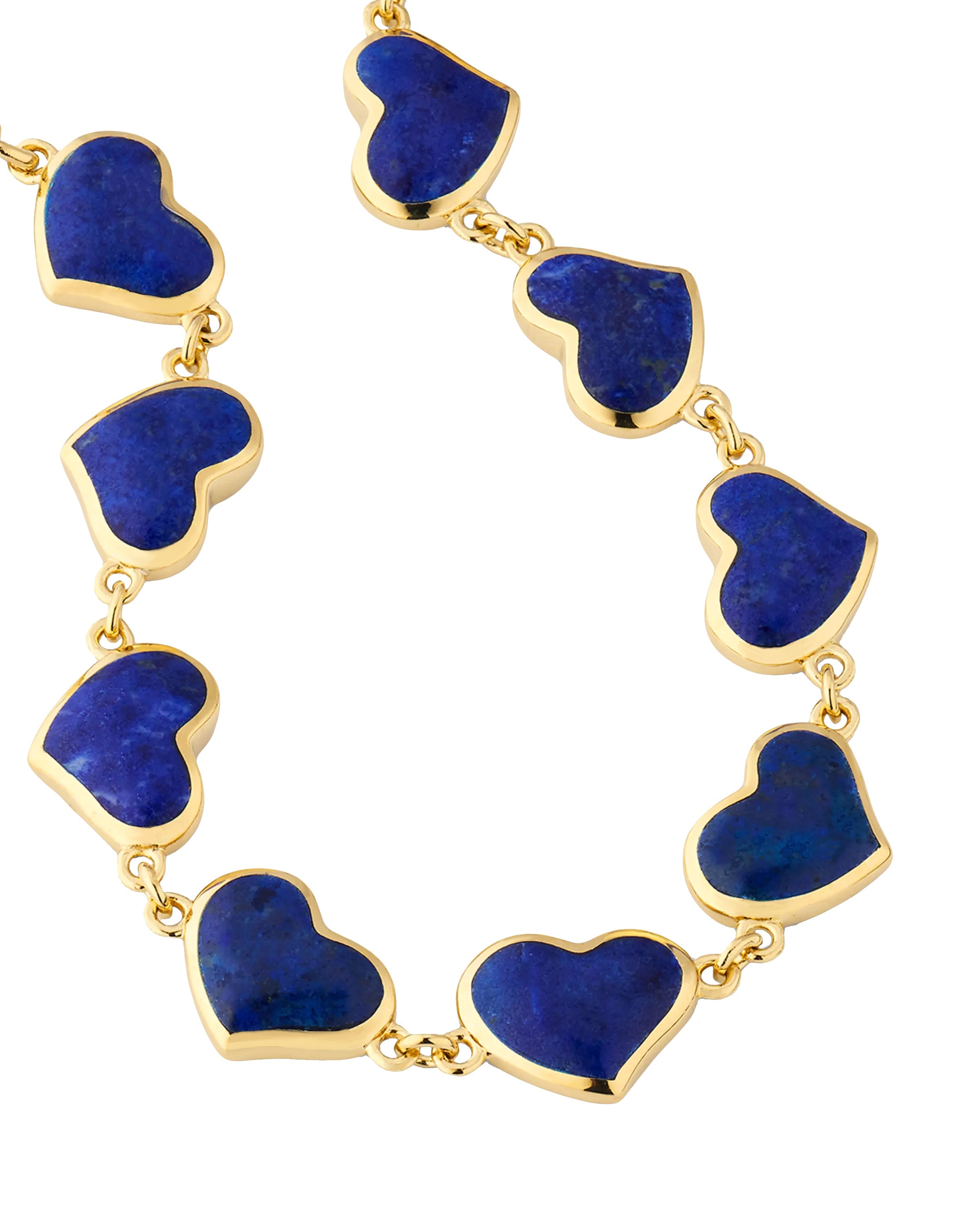 Love x10 Heart Vermeil Bracelet
