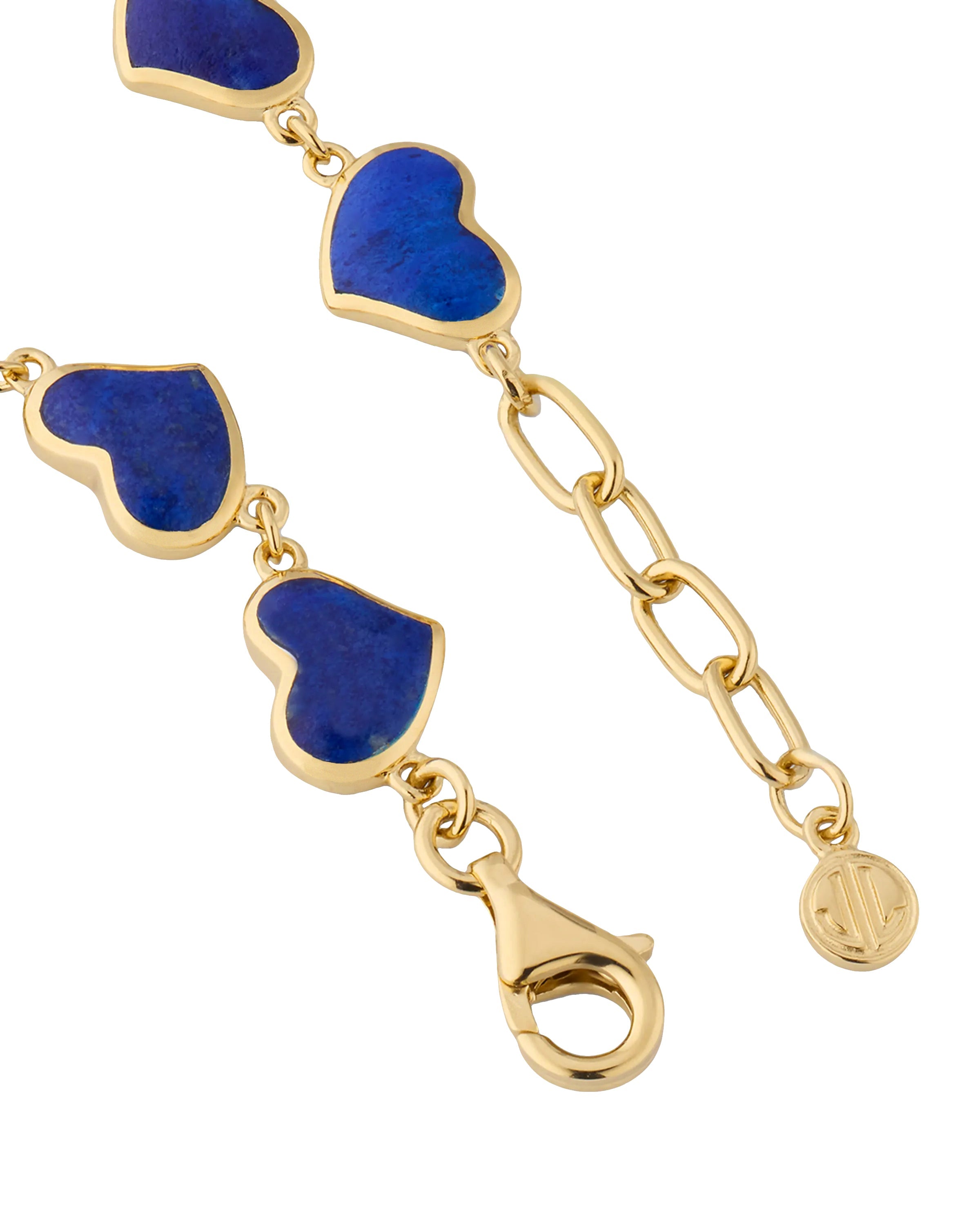 Love x10 Heart Vermeil Bracelet