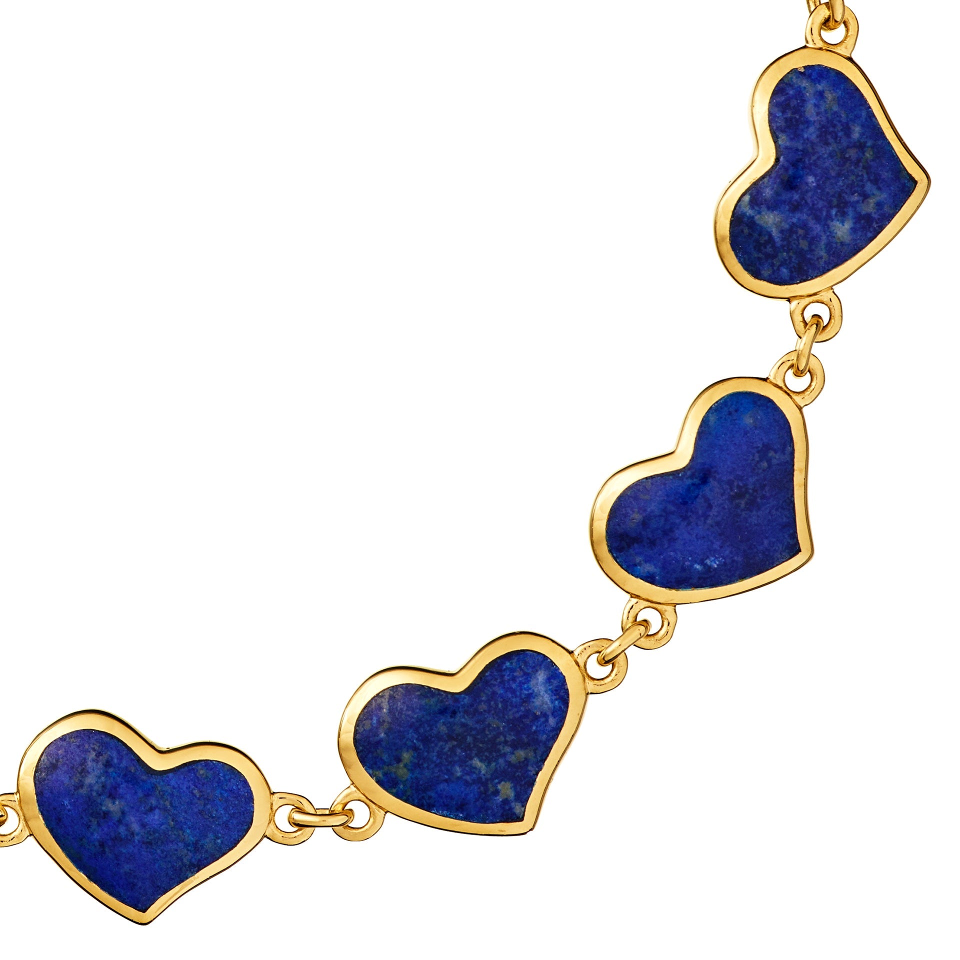 Love x10 Heart Vermeil Bracelet