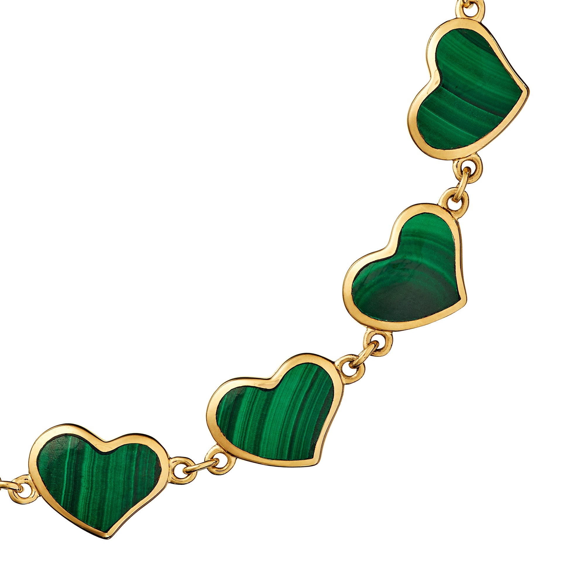 Love x10 Heart Vermeil Bracelet