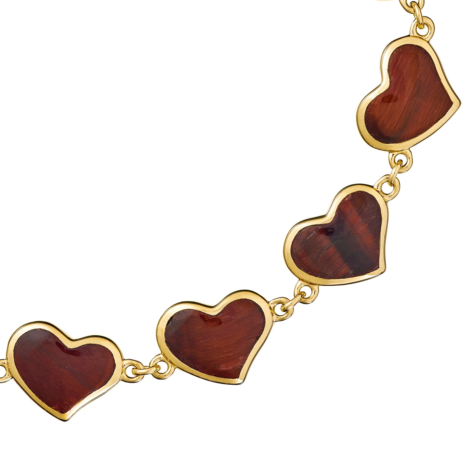 Love x10 Heart Vermeil Bracelet