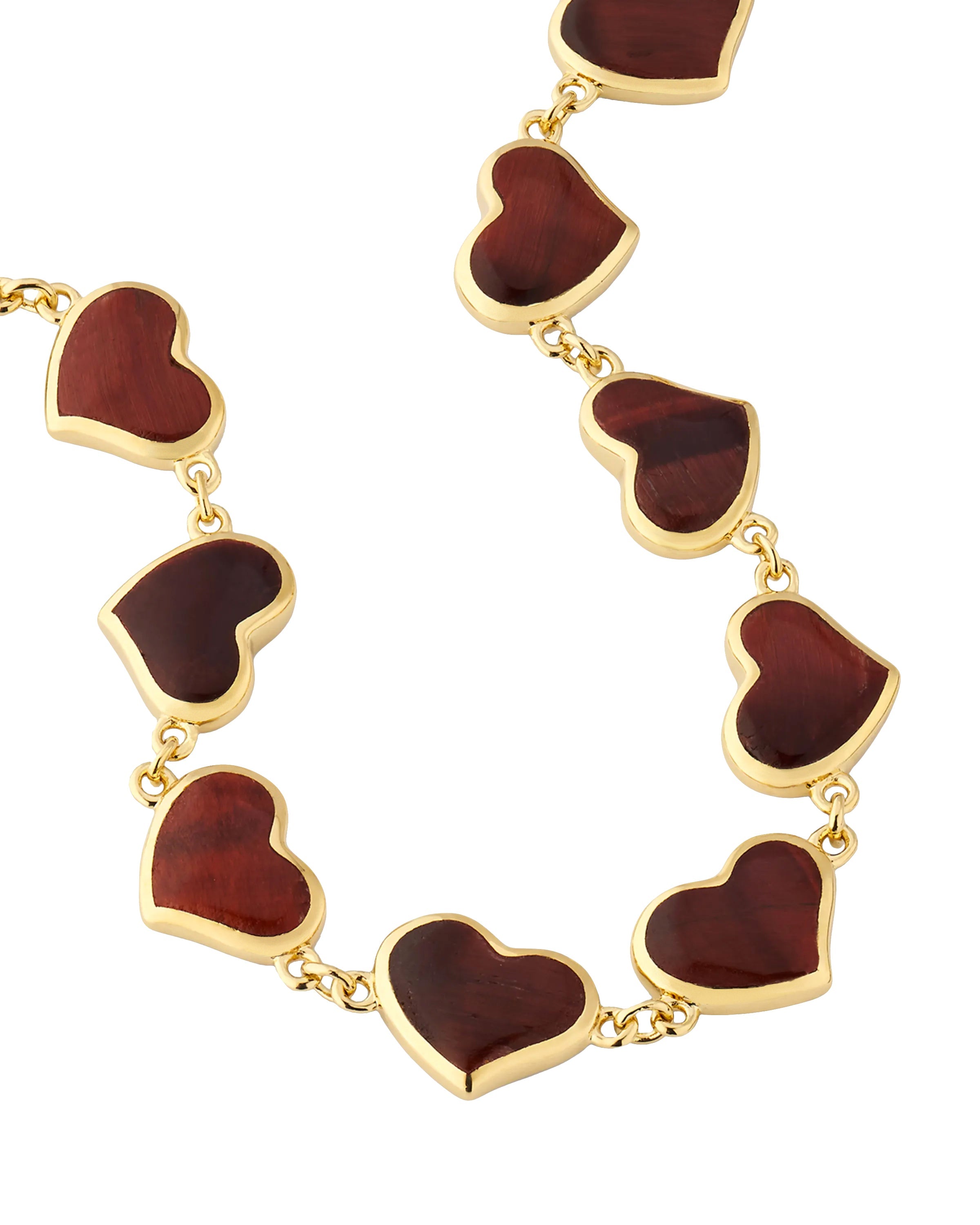 Love x10 Heart Vermeil Bracelet