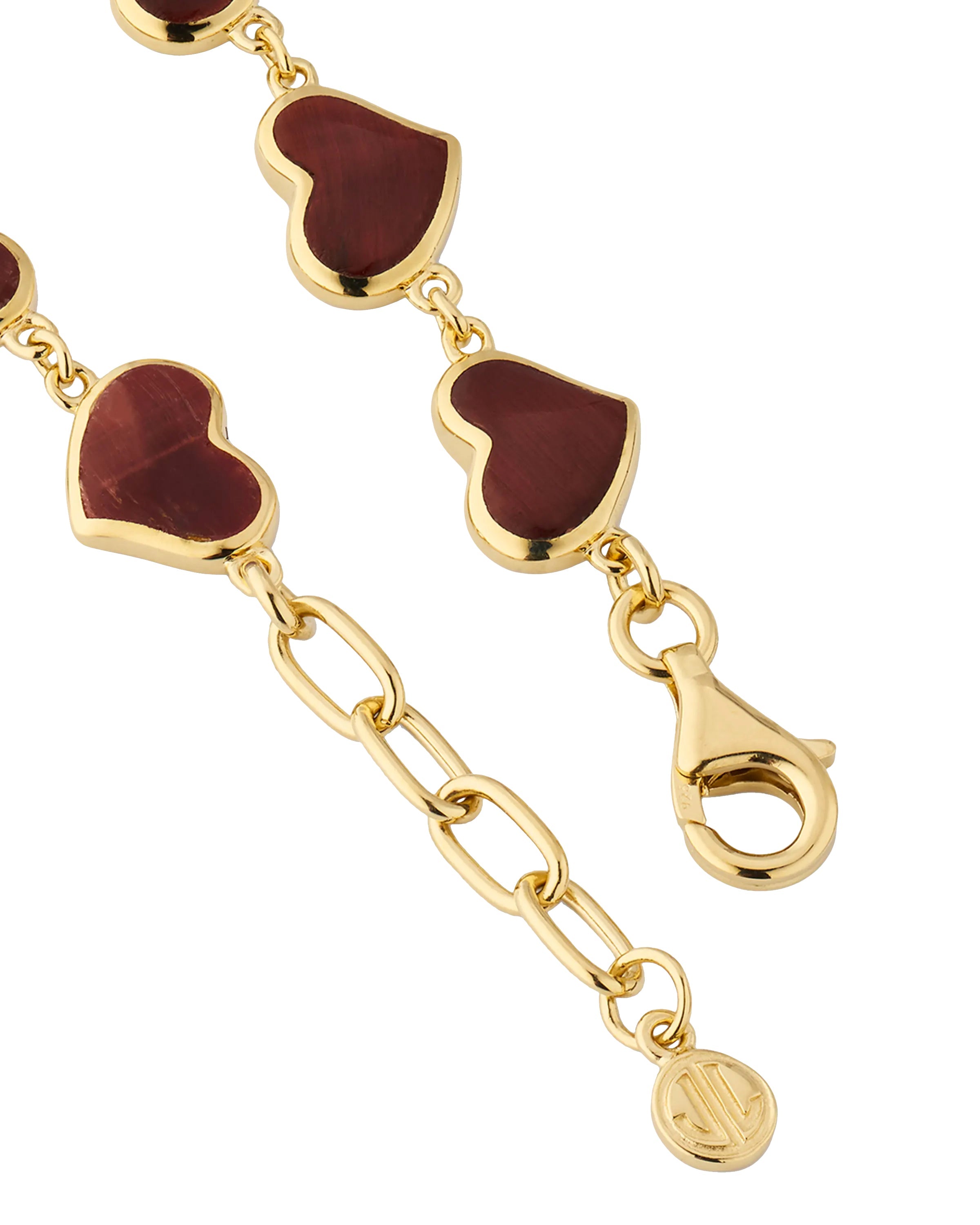 Love x10 Heart Vermeil Bracelet