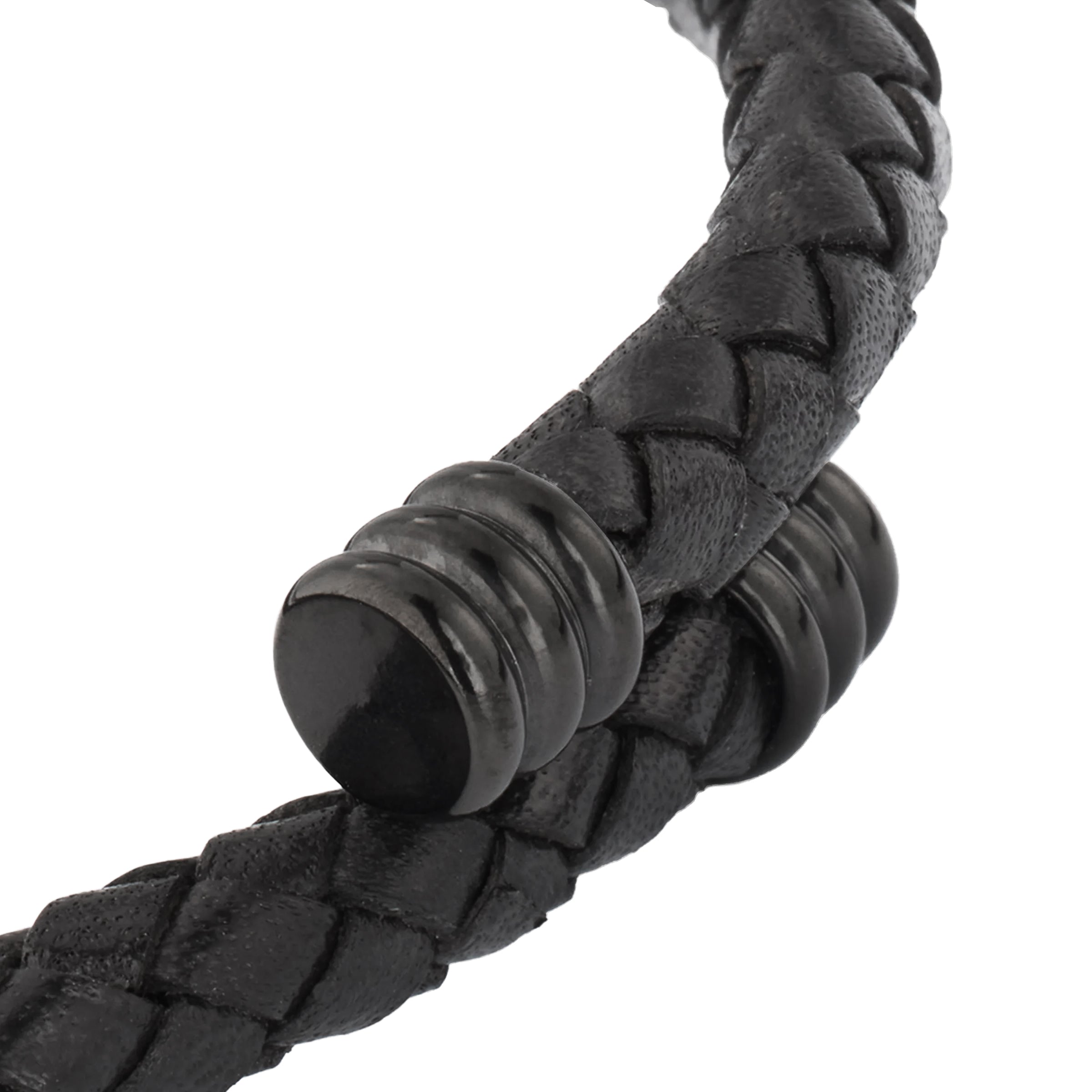 Flexible Braided Leather Bracelet