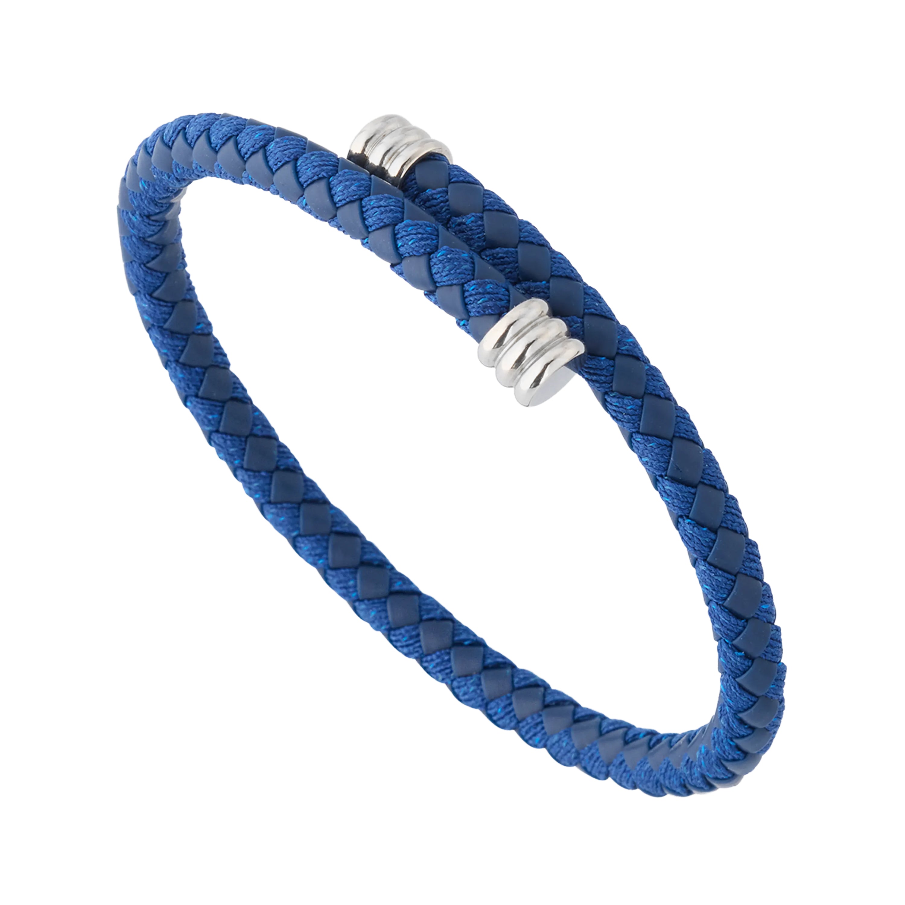 Flexible Braided Leather Bracelet