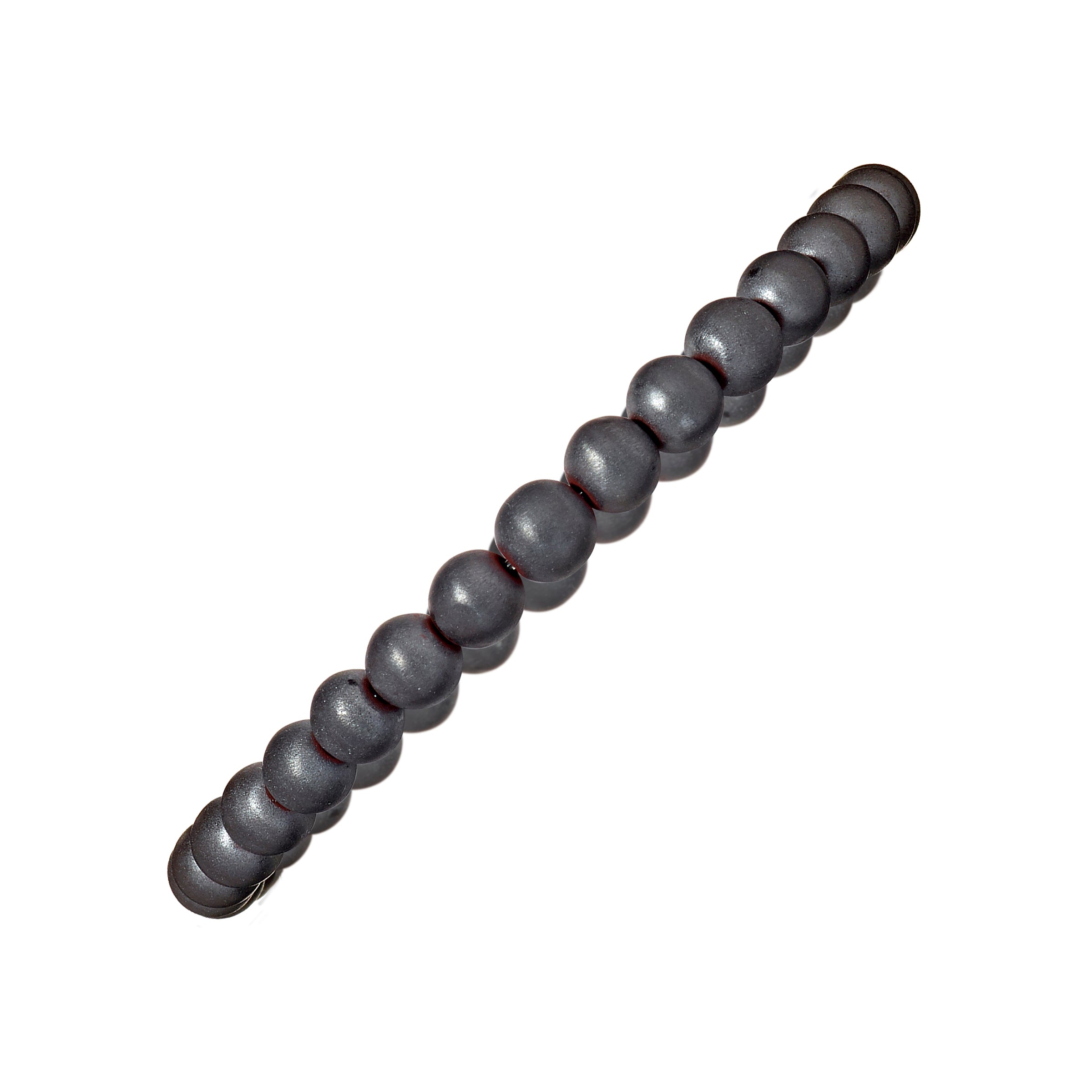 6mm Semiprecious Gemstone Bead Elastic Bracelet