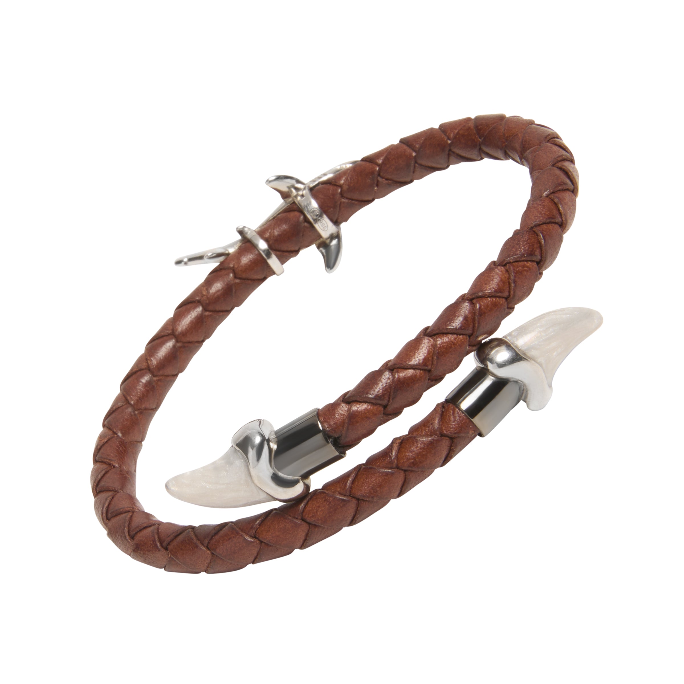 Enamel Shark Sterling Spring Bracelet