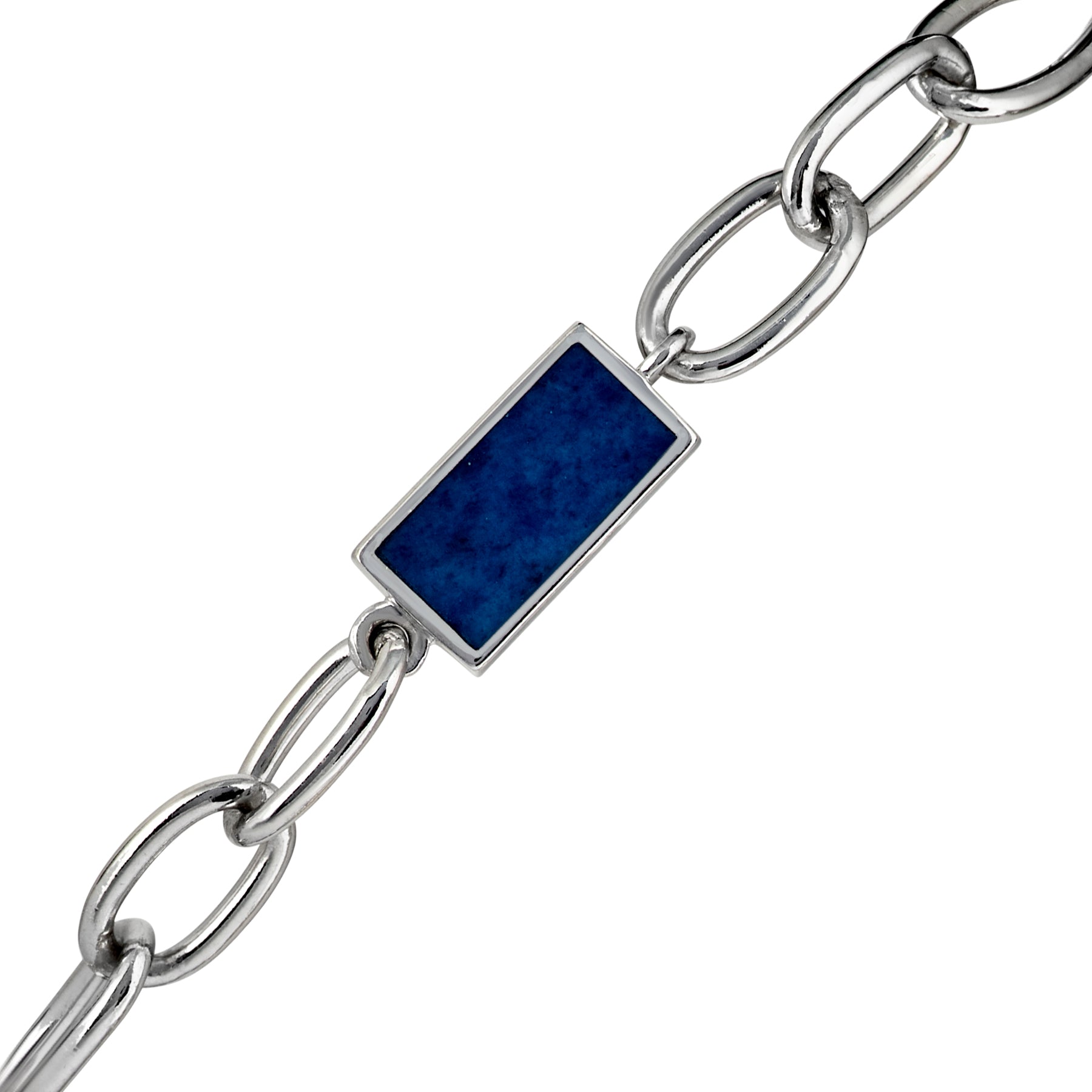 Dash 5 Link Gemstone Sterling Bracelet