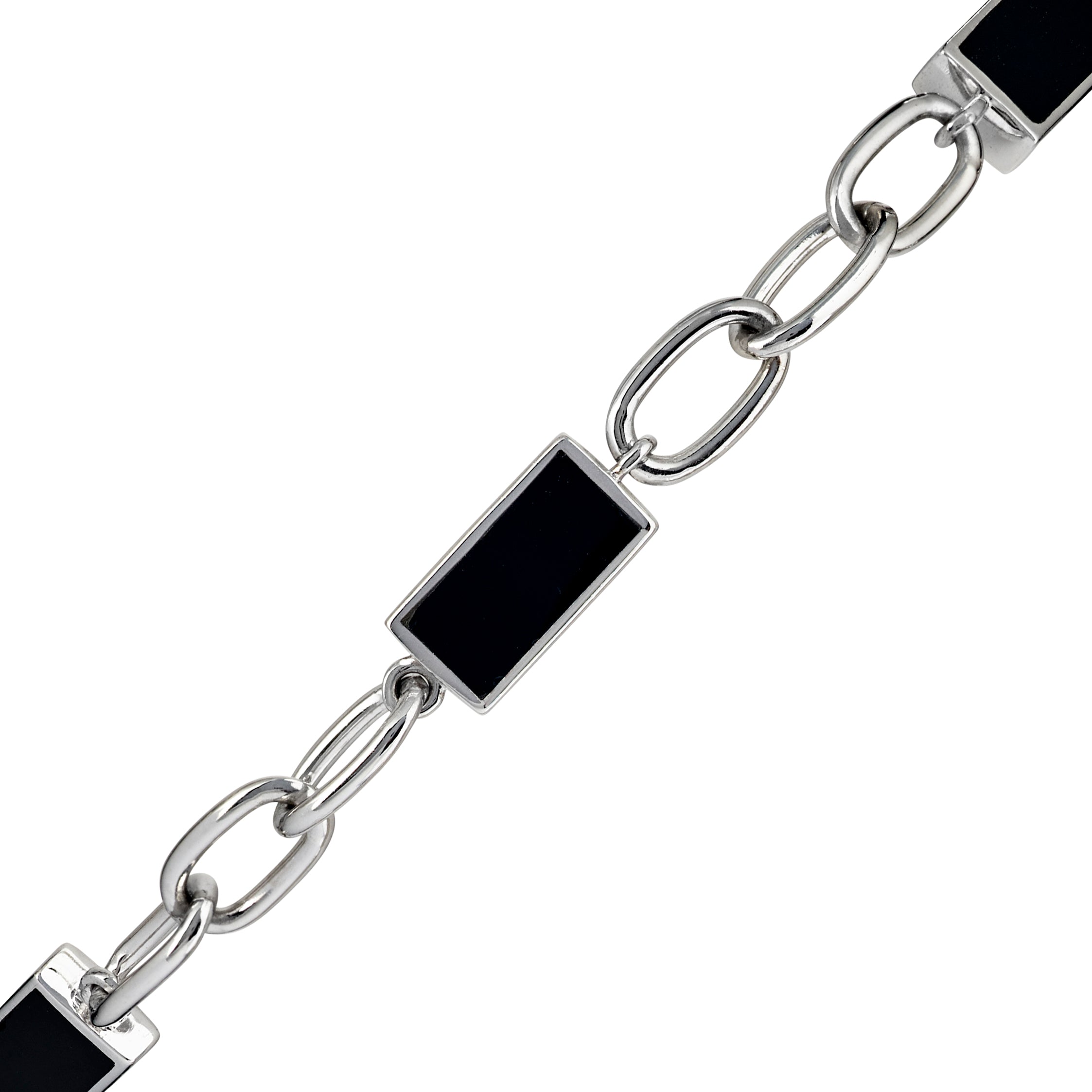 Dash 5 Link Gemstone Sterling Bracelet