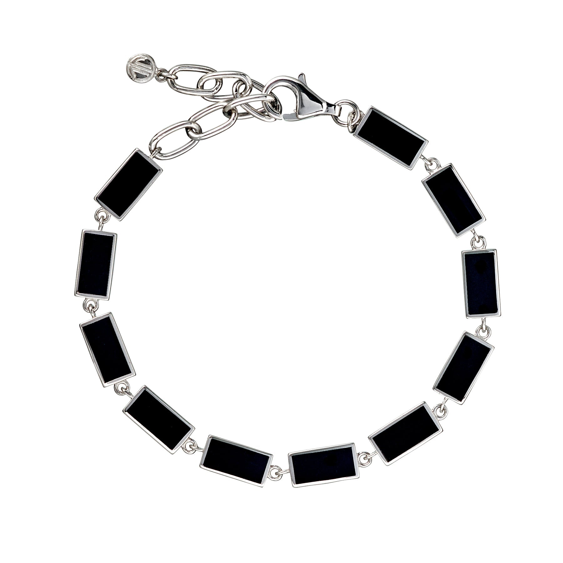 Dash-11 Gemstone Sterling Bracelet