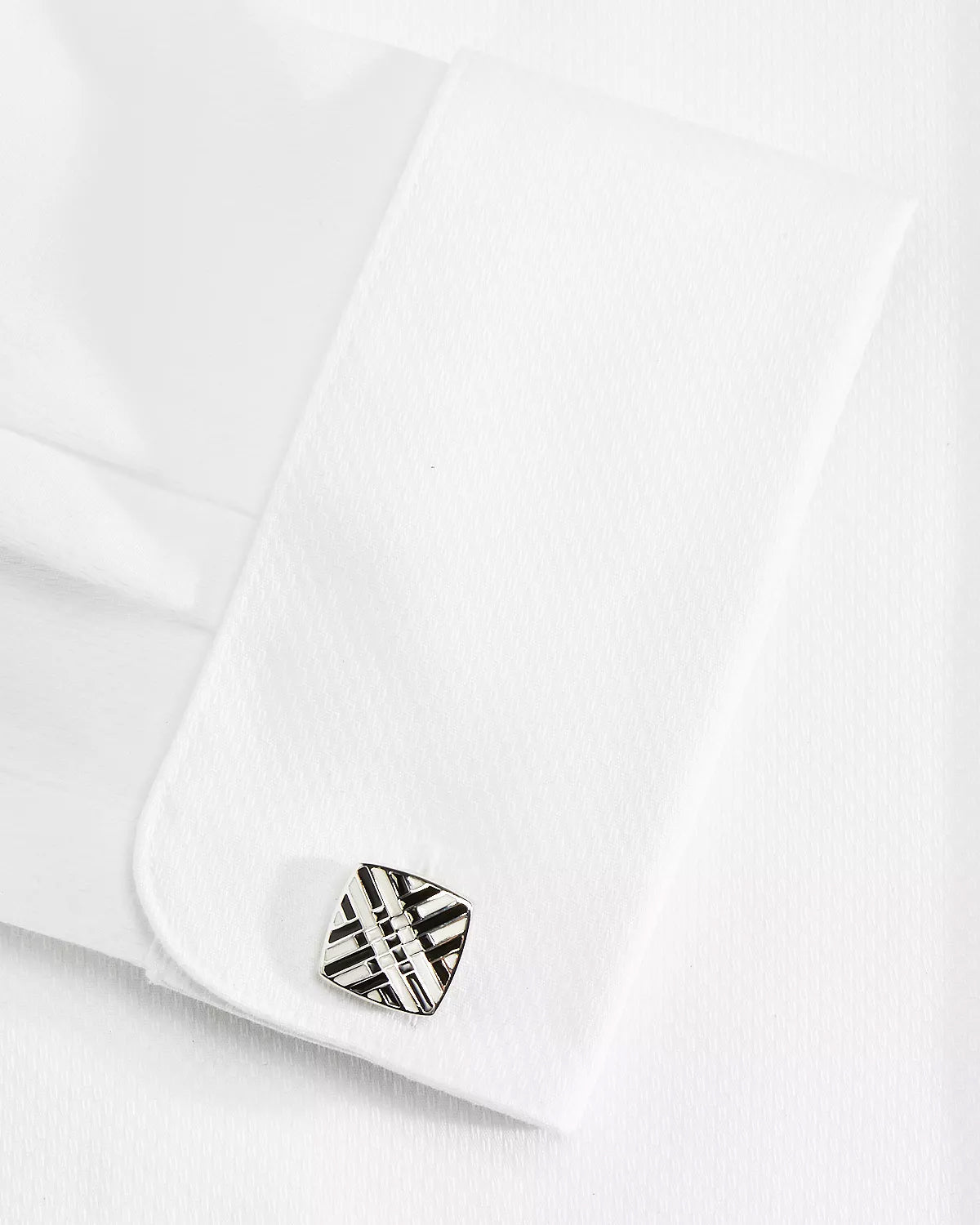 Soft Square Enamel Cufflinks