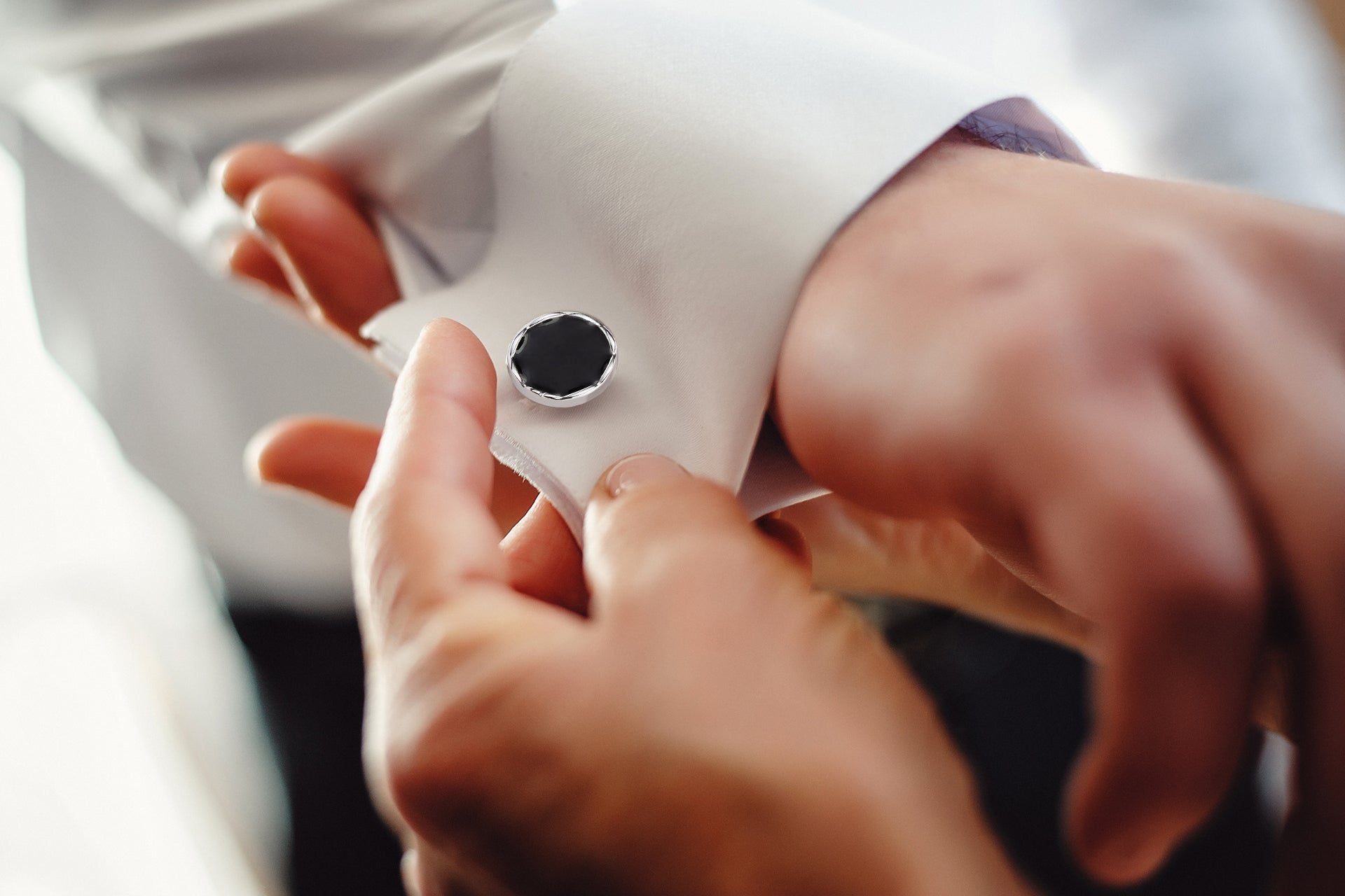 Wave Rim Cufflinks