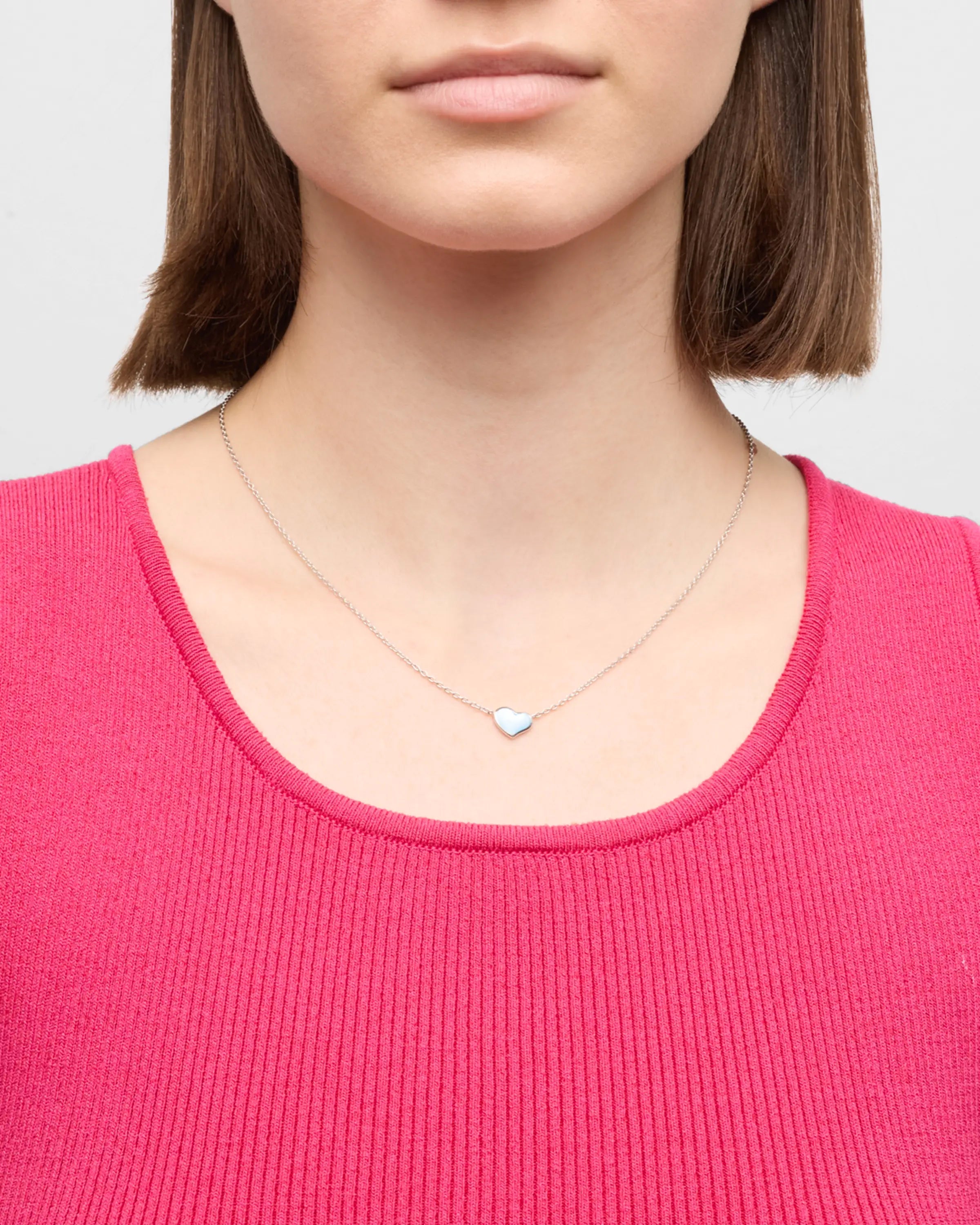 My One Heart Pendant Sterling Necklace