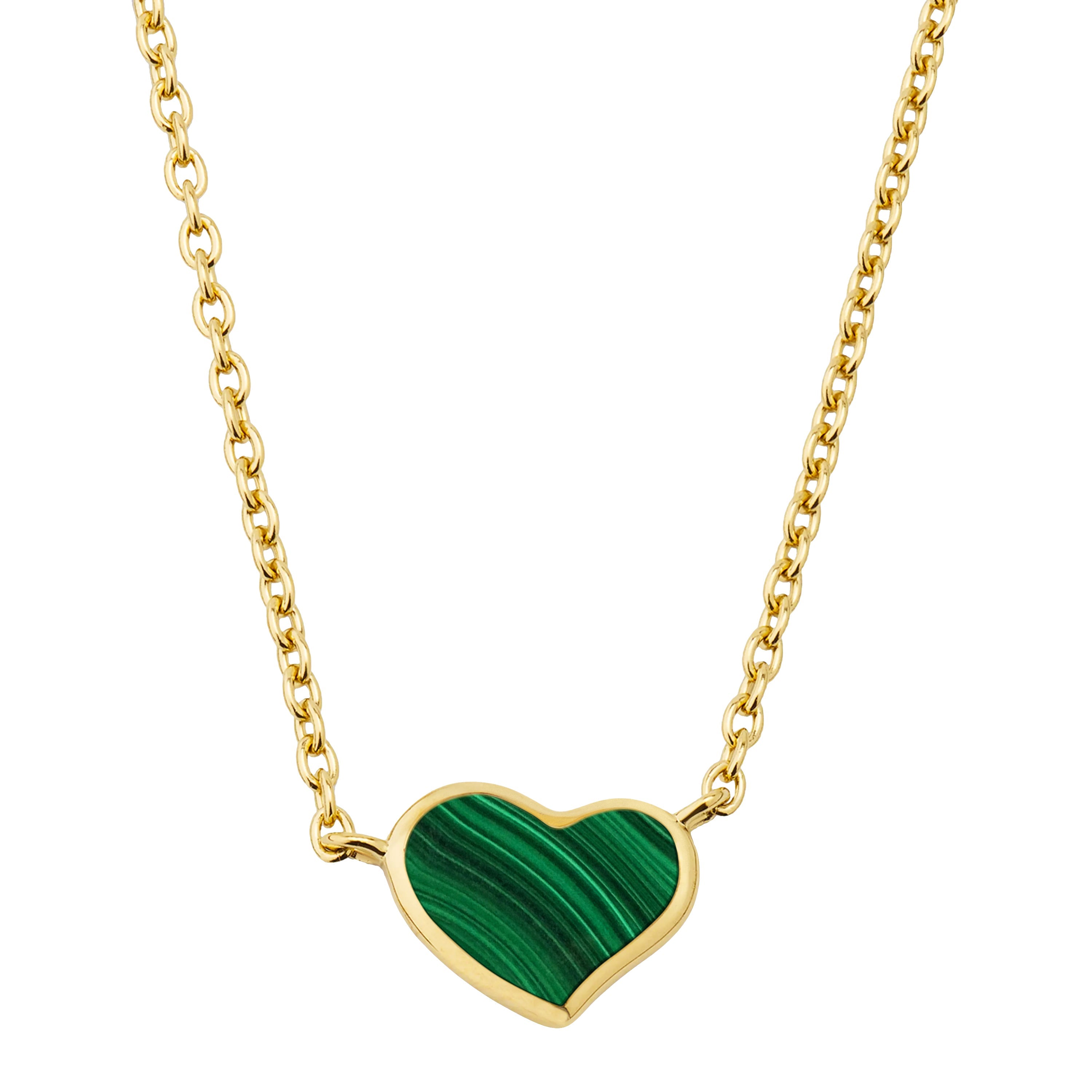 My One Heart Sterling Gold Vermeil Necklace