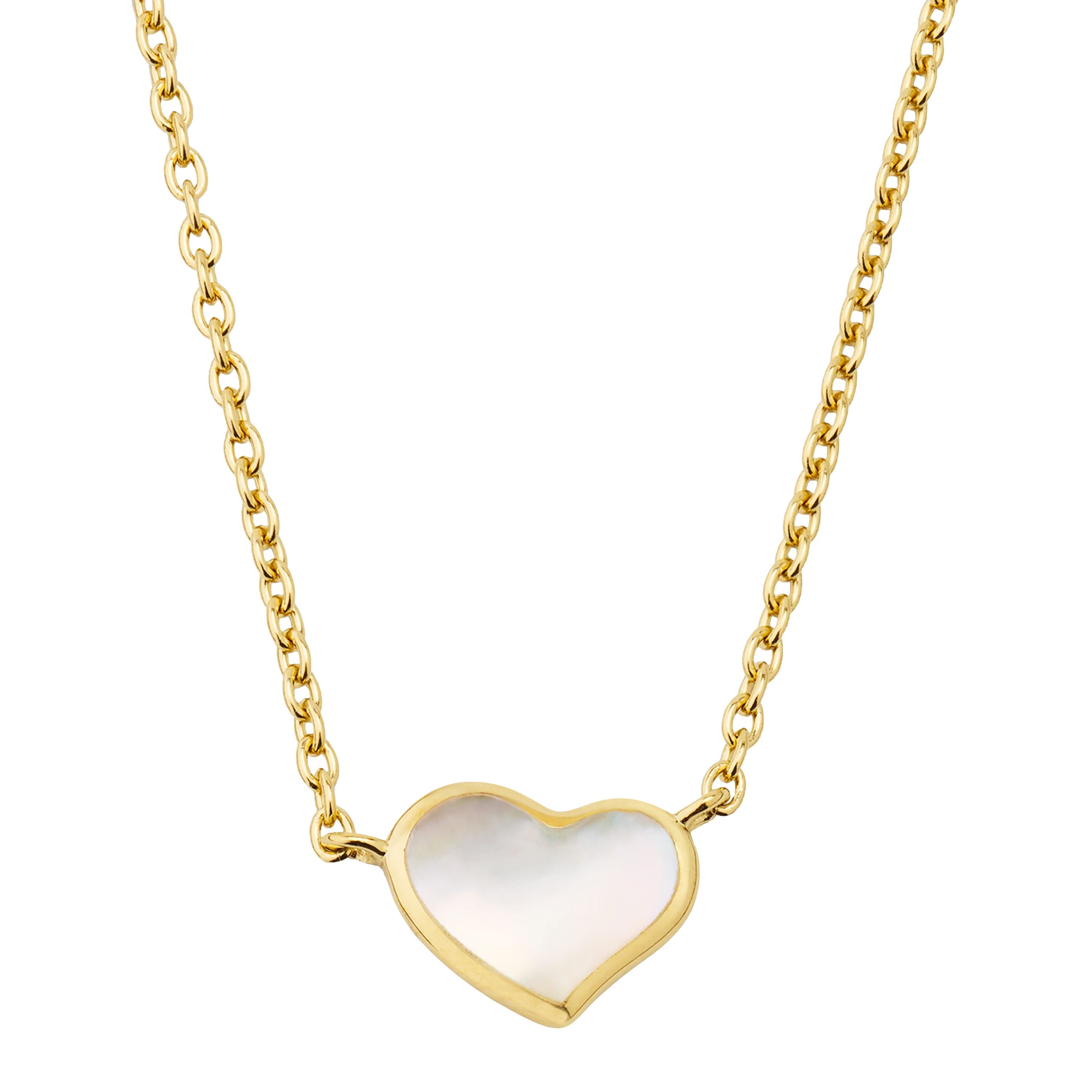 My One Heart Sterling Gold Vermeil Necklace