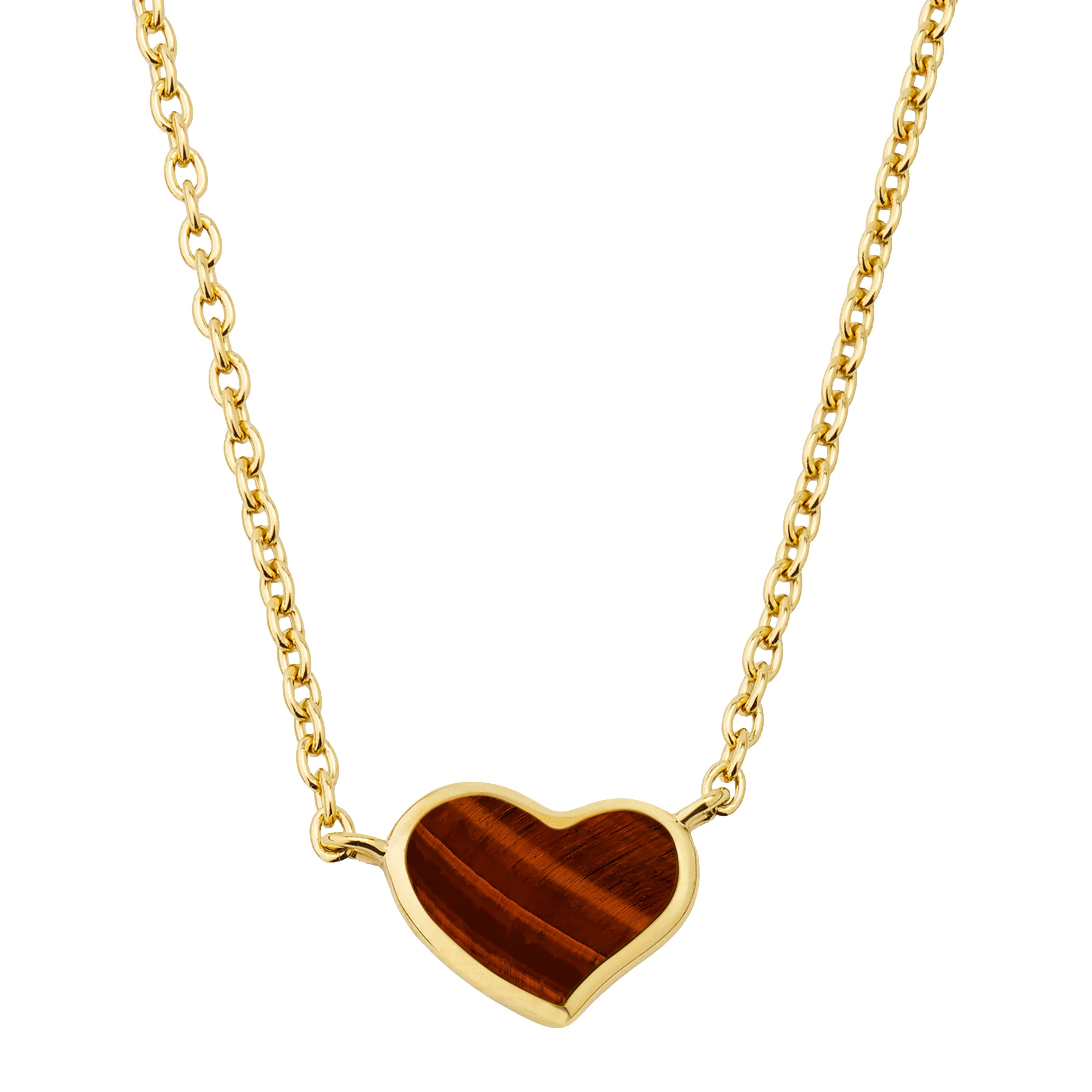 My One Heart Sterling Gold Vermeil Necklace