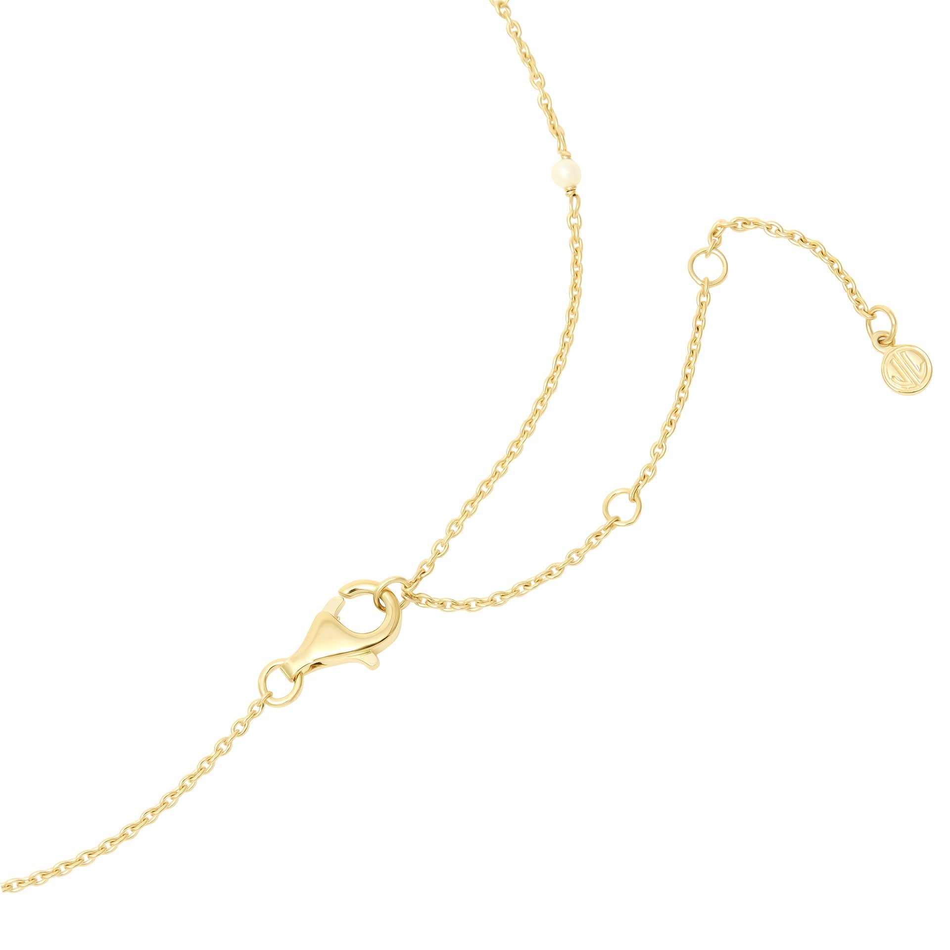 Heartline 5 Malachite Gold Vermeil Sterling Necklace