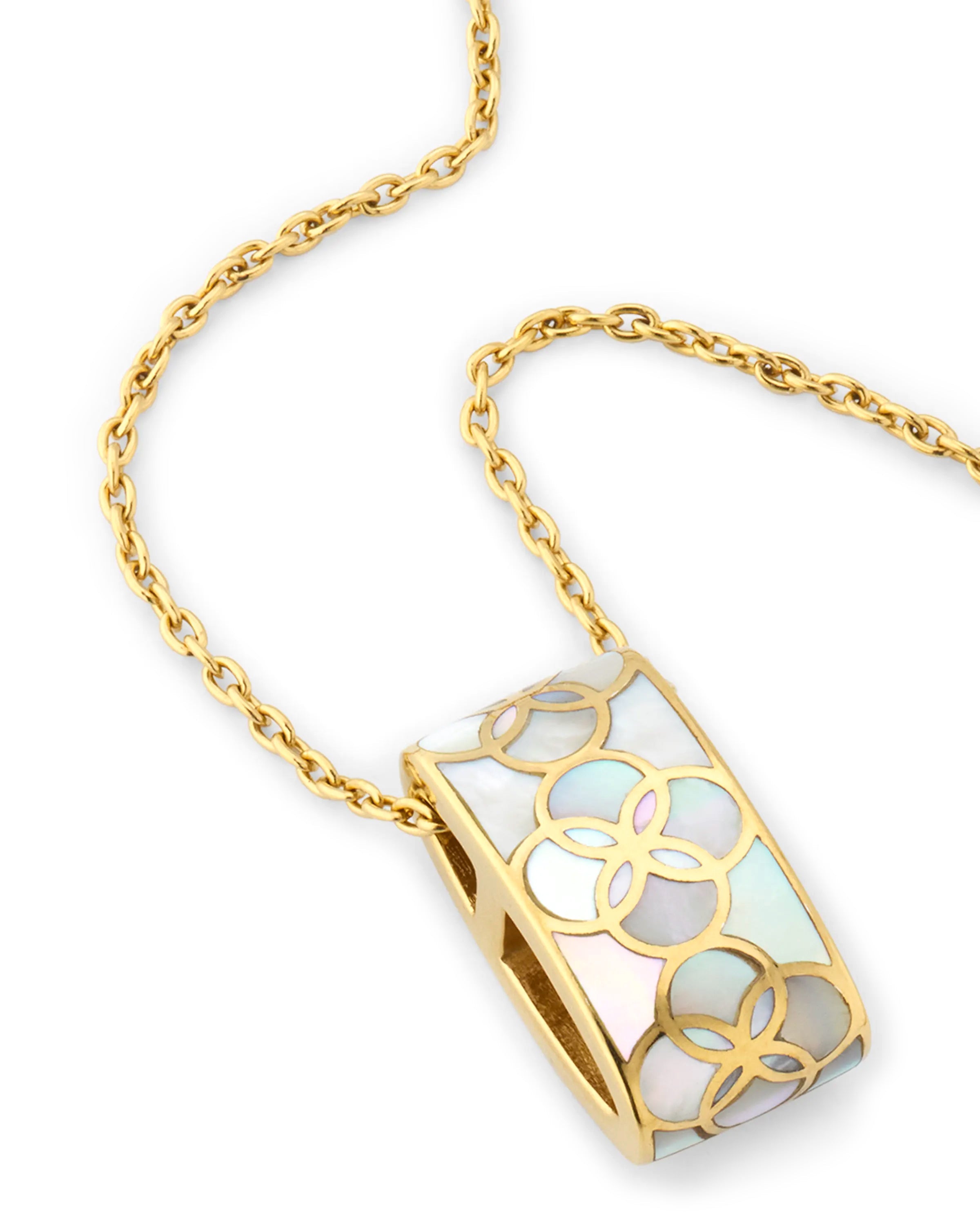 Petal Evening Gold Vermeil Sterling Pendant Necklace