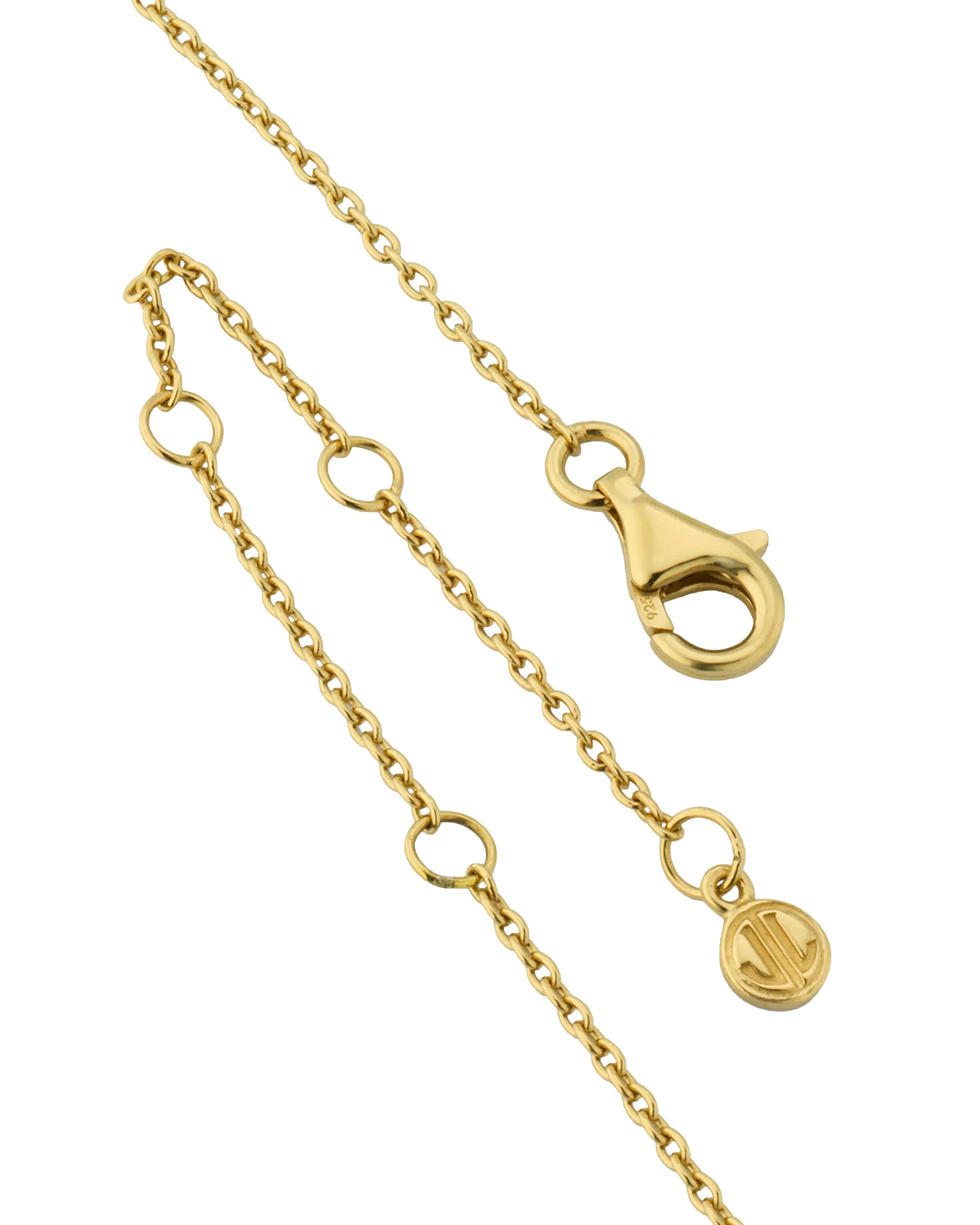 Petal Evening Gold Vermeil Sterling Pendant Necklace
