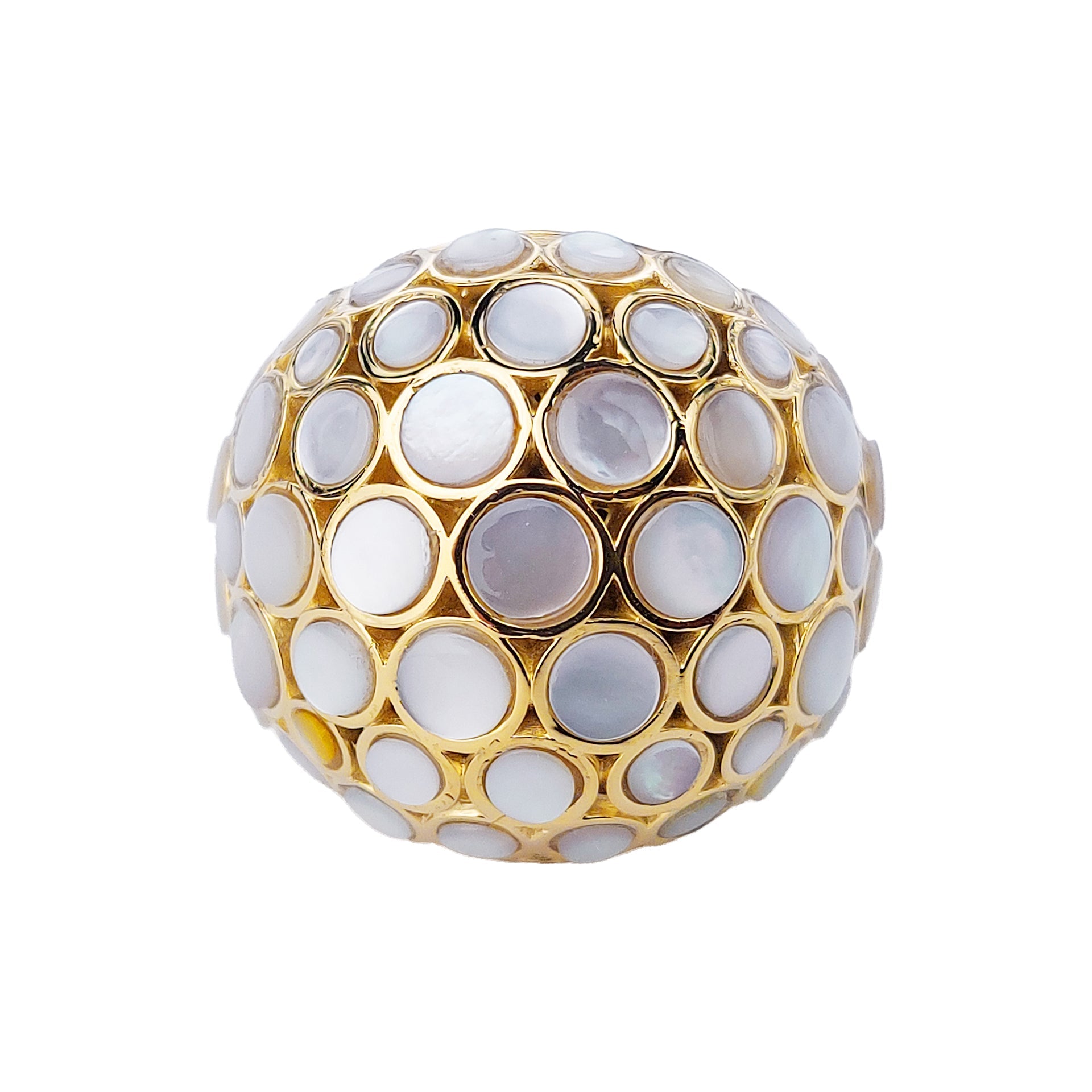 Bubble Signature Gold Vermeil Ring