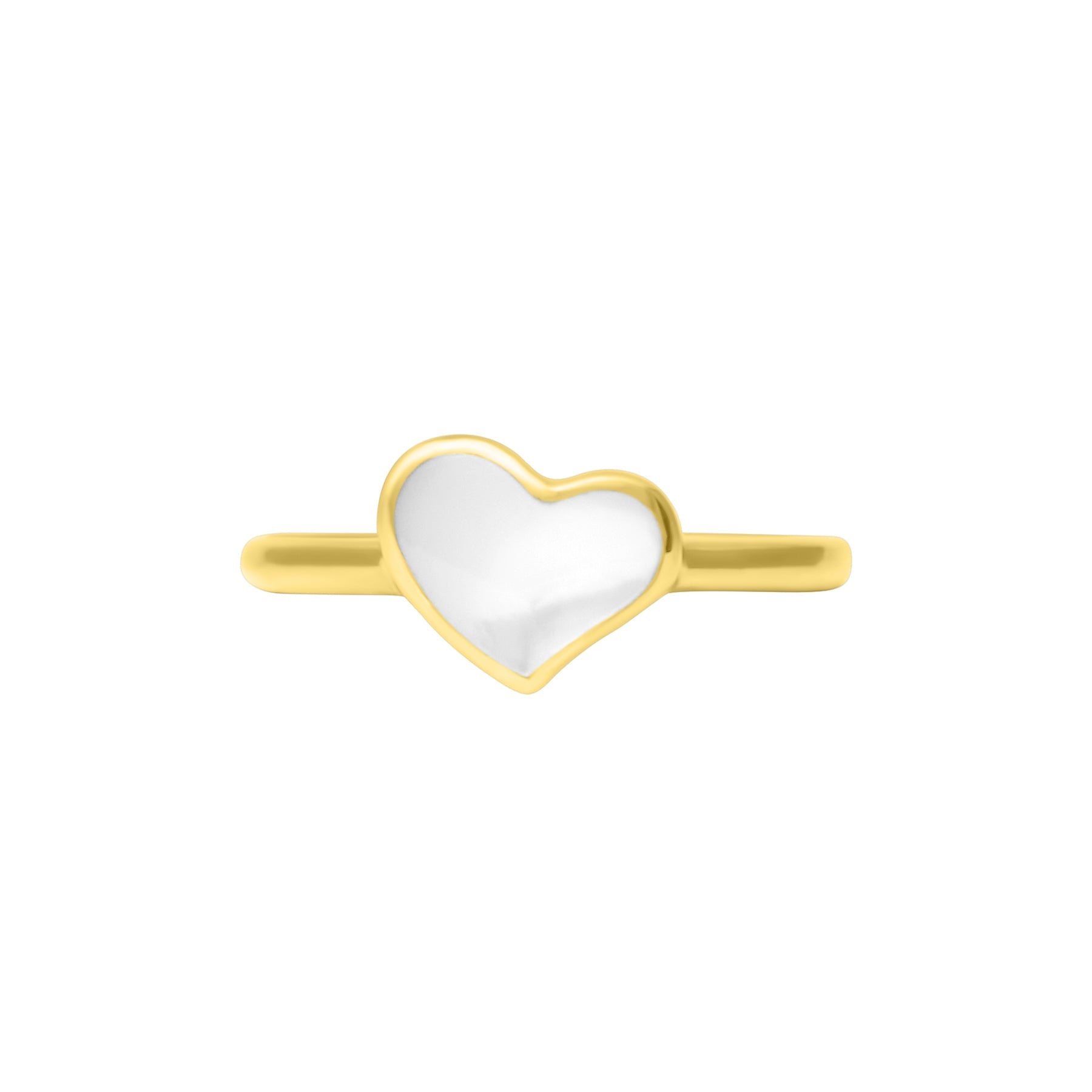 My One Heart Gemstone Gold Vermeil Ring