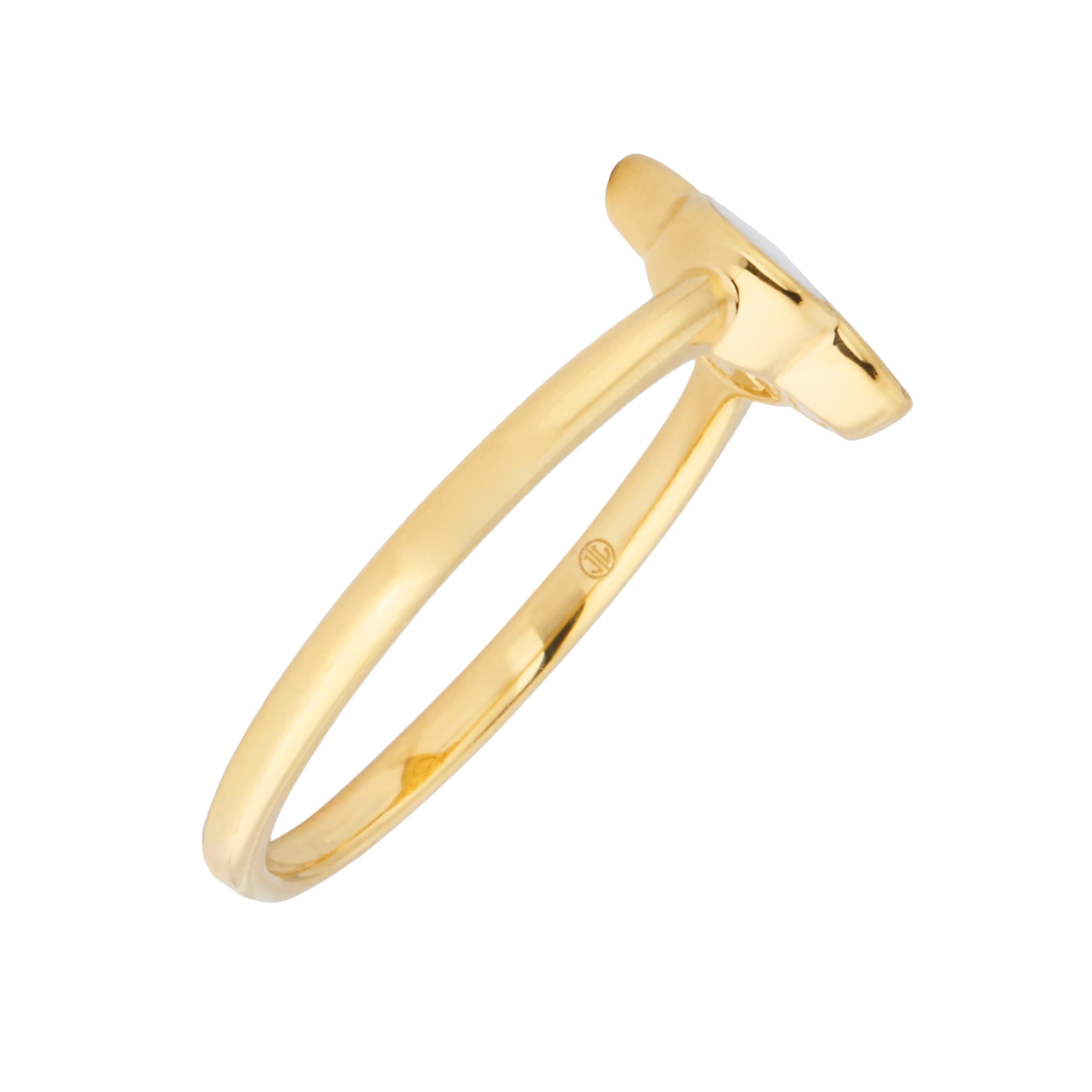 Petal 1 Mother of Pearl Gold Vermeil Sterling Ring