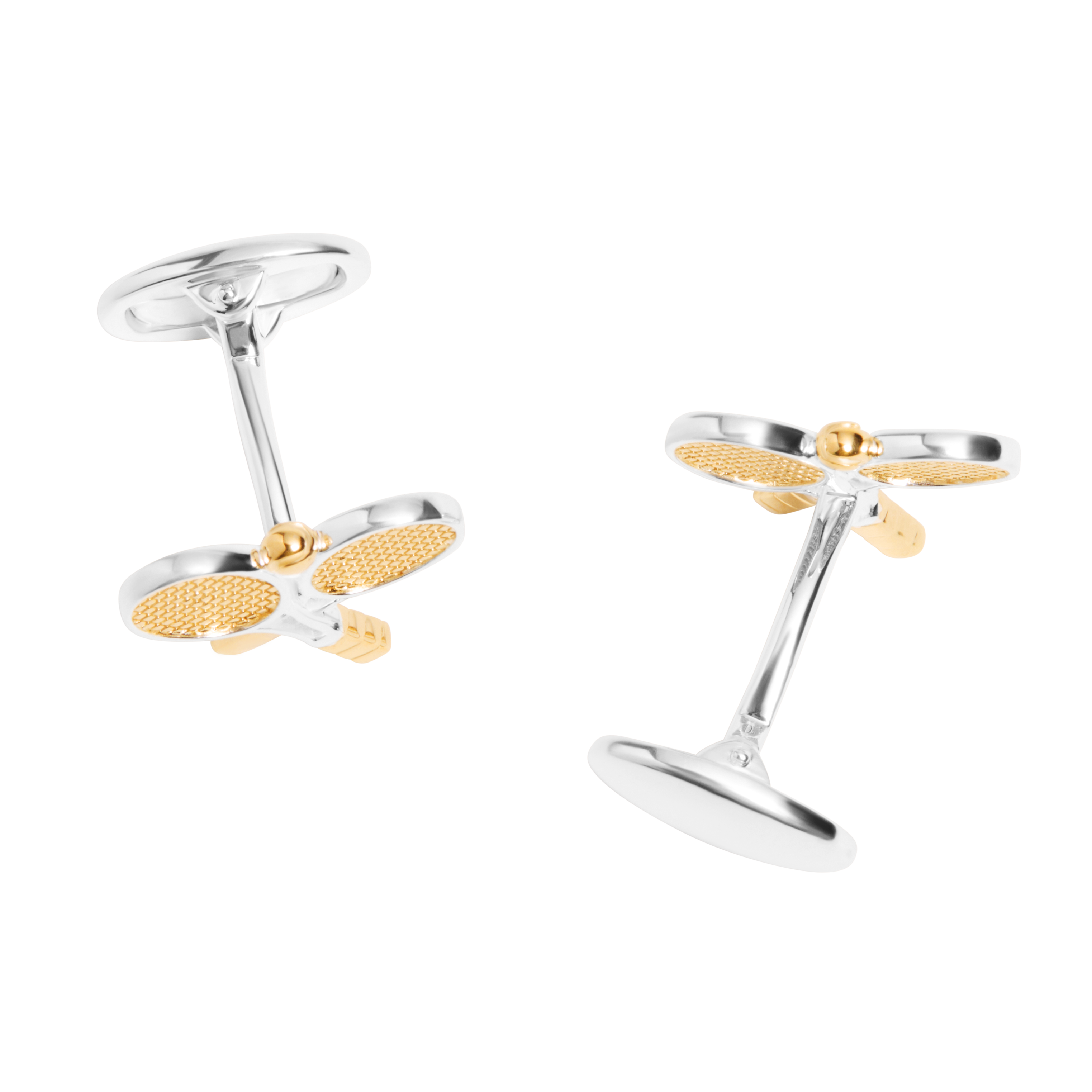 Racquet and Ball Cufflinks