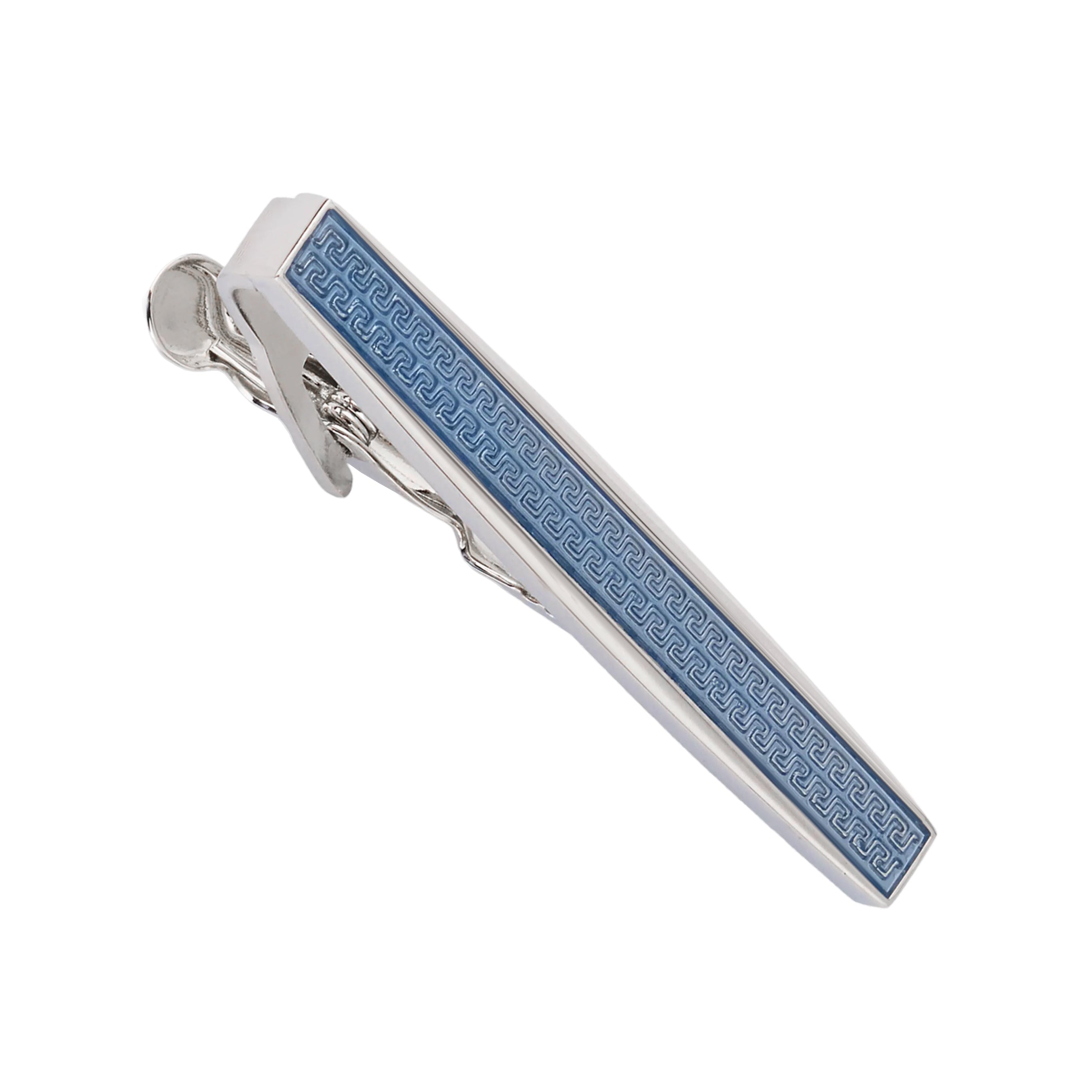 Greek Key Tie Bar